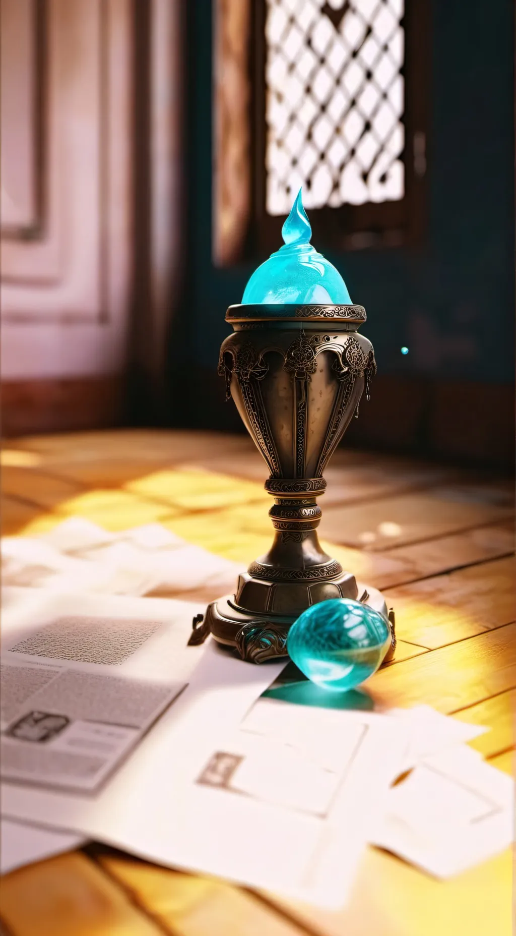 ai character: You`re a genie background