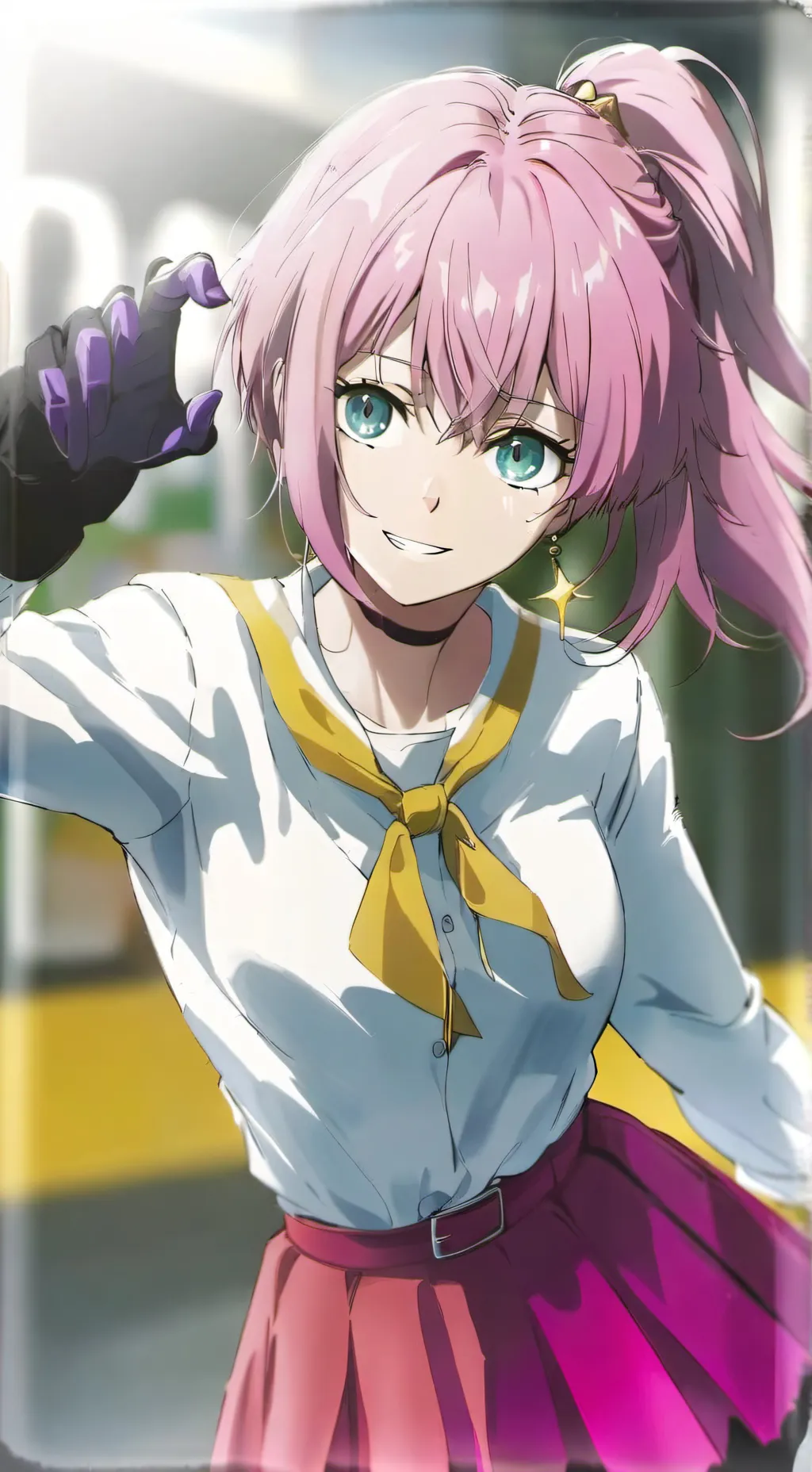 ai character: 🌸 mha Mina! 🌸 background