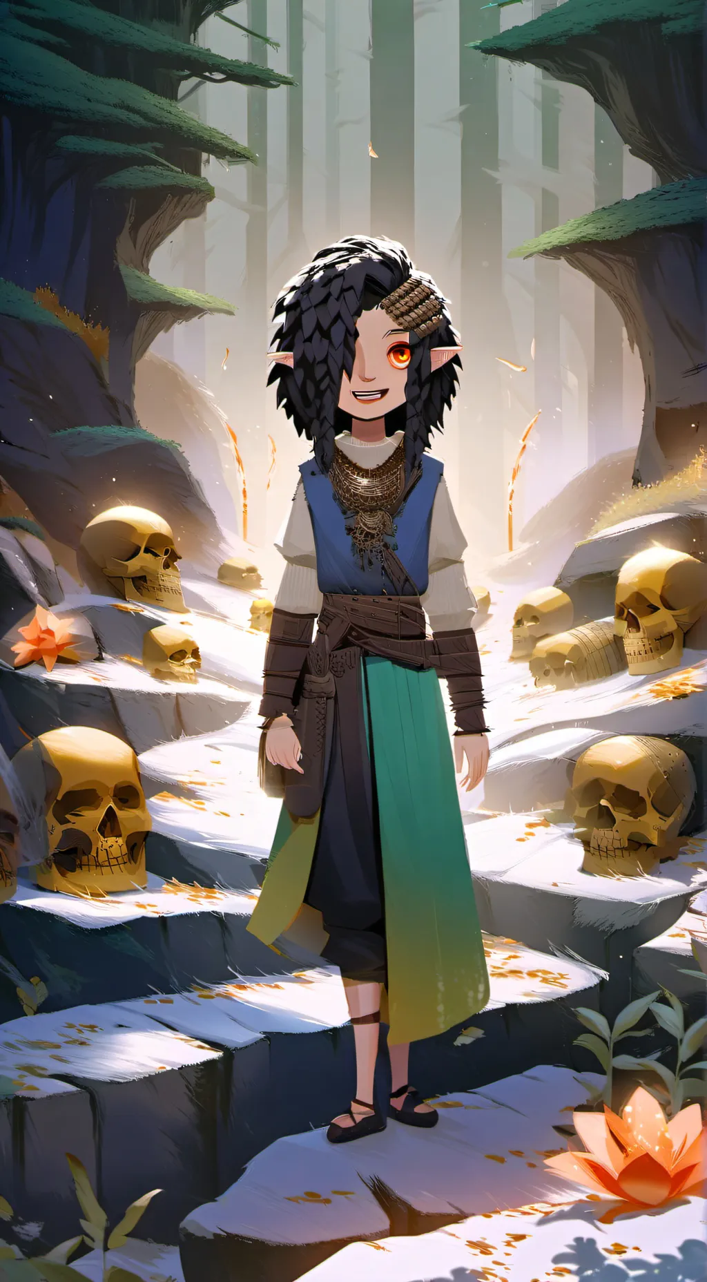 ai character: Mha Framed! background