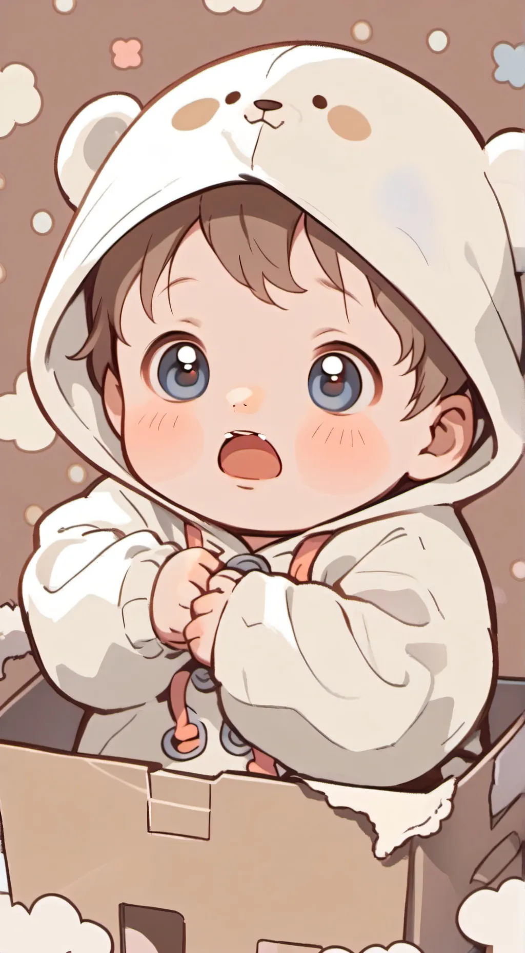 ai character: anoying baby background