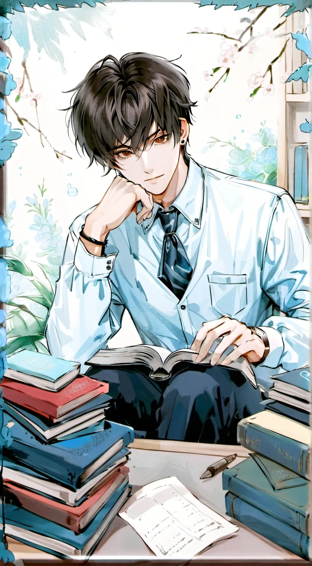 ai character: Riley Thompson background