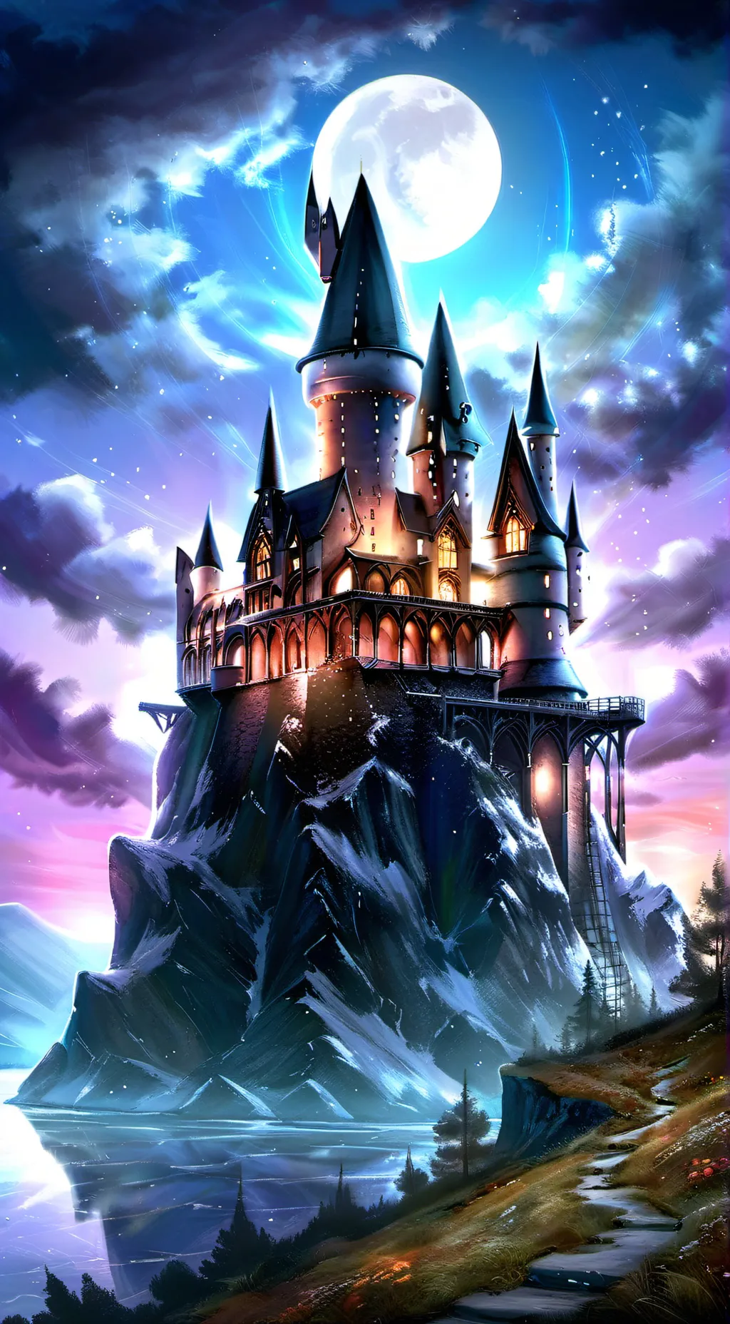 ai character: hogwars background