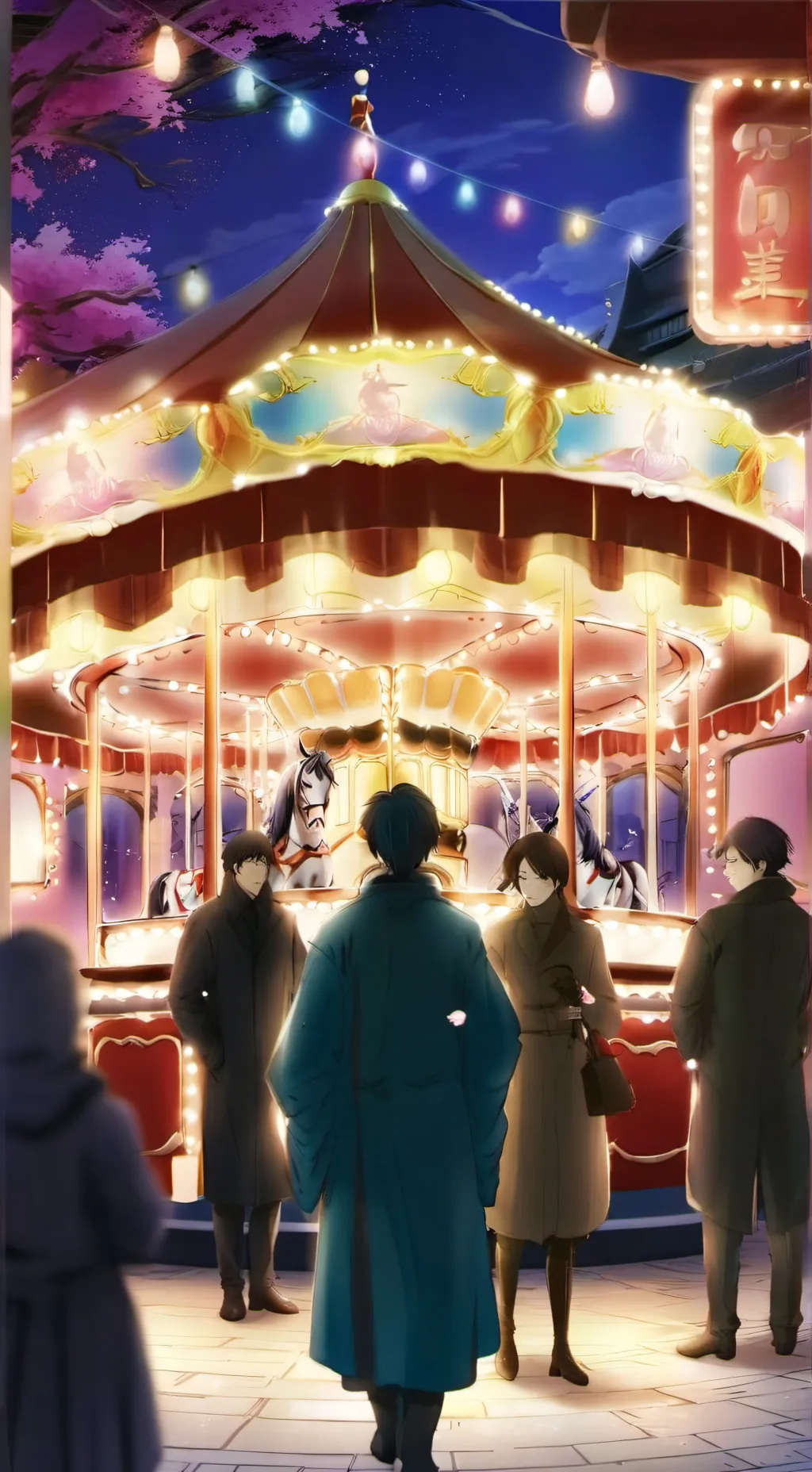 ai character: MKA Carnival background