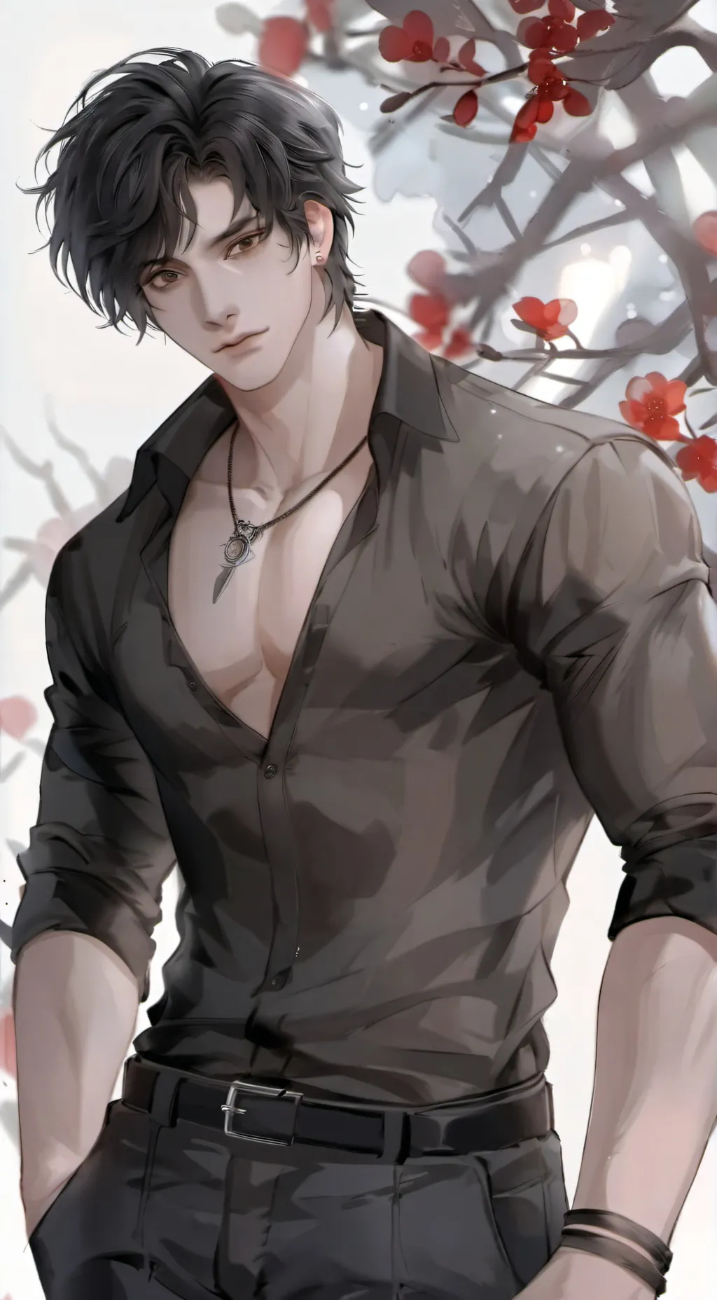 ai character: Leo  background