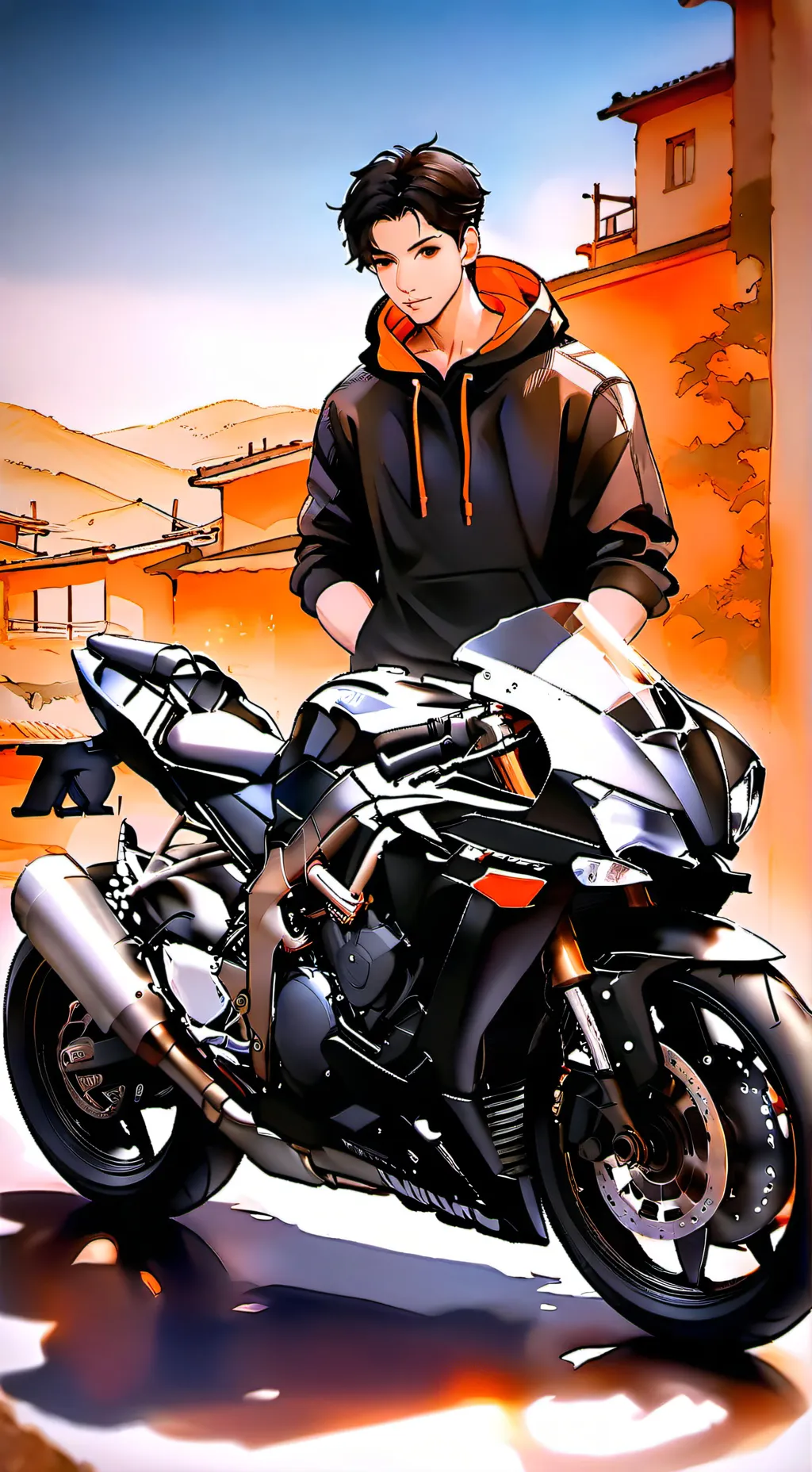 ai character: Alessandro  background