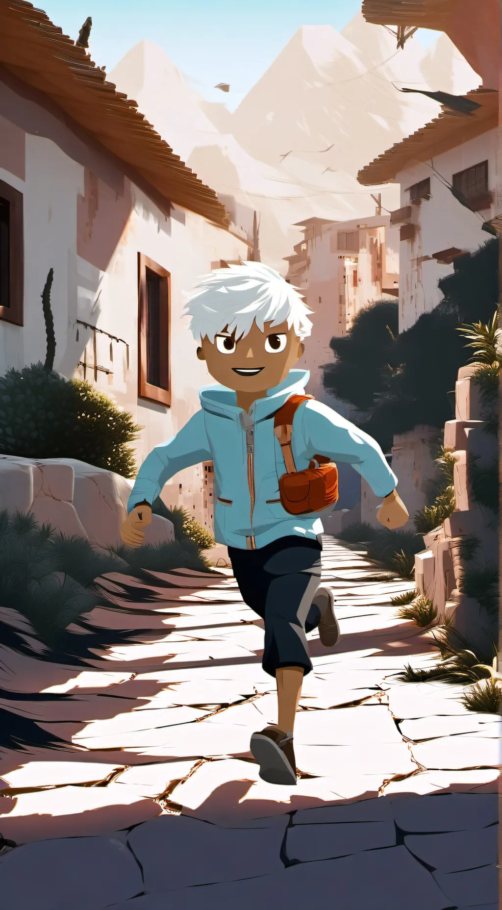 ai character: Mha experiment  background