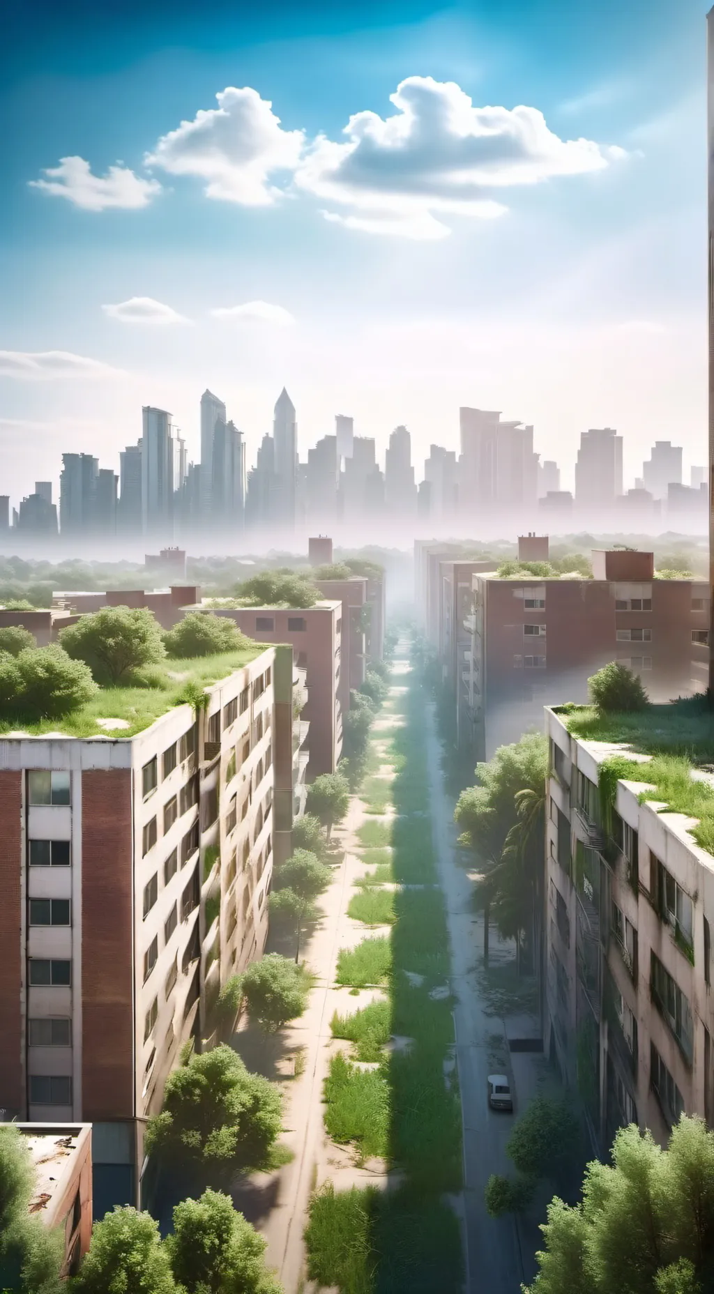 ai character: 无人的世界 background