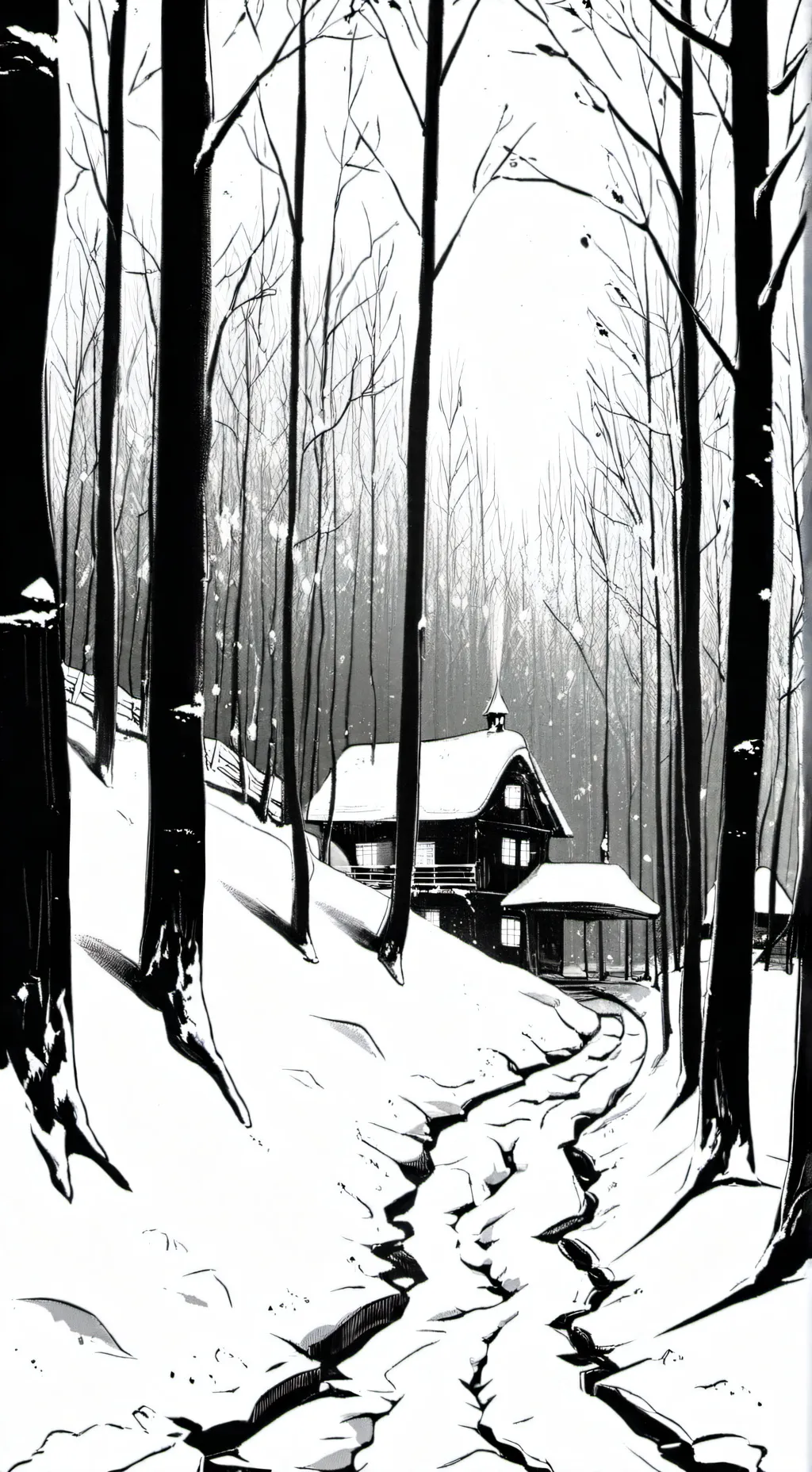 ai character: MHA Christmas background