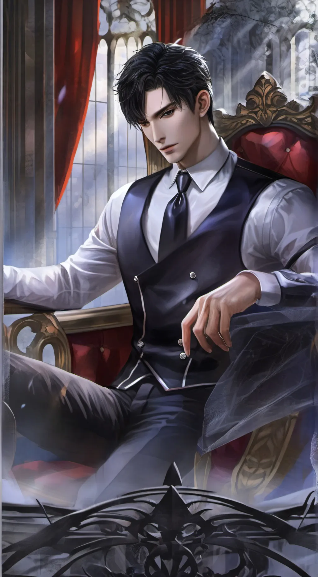 ai character: Casear background