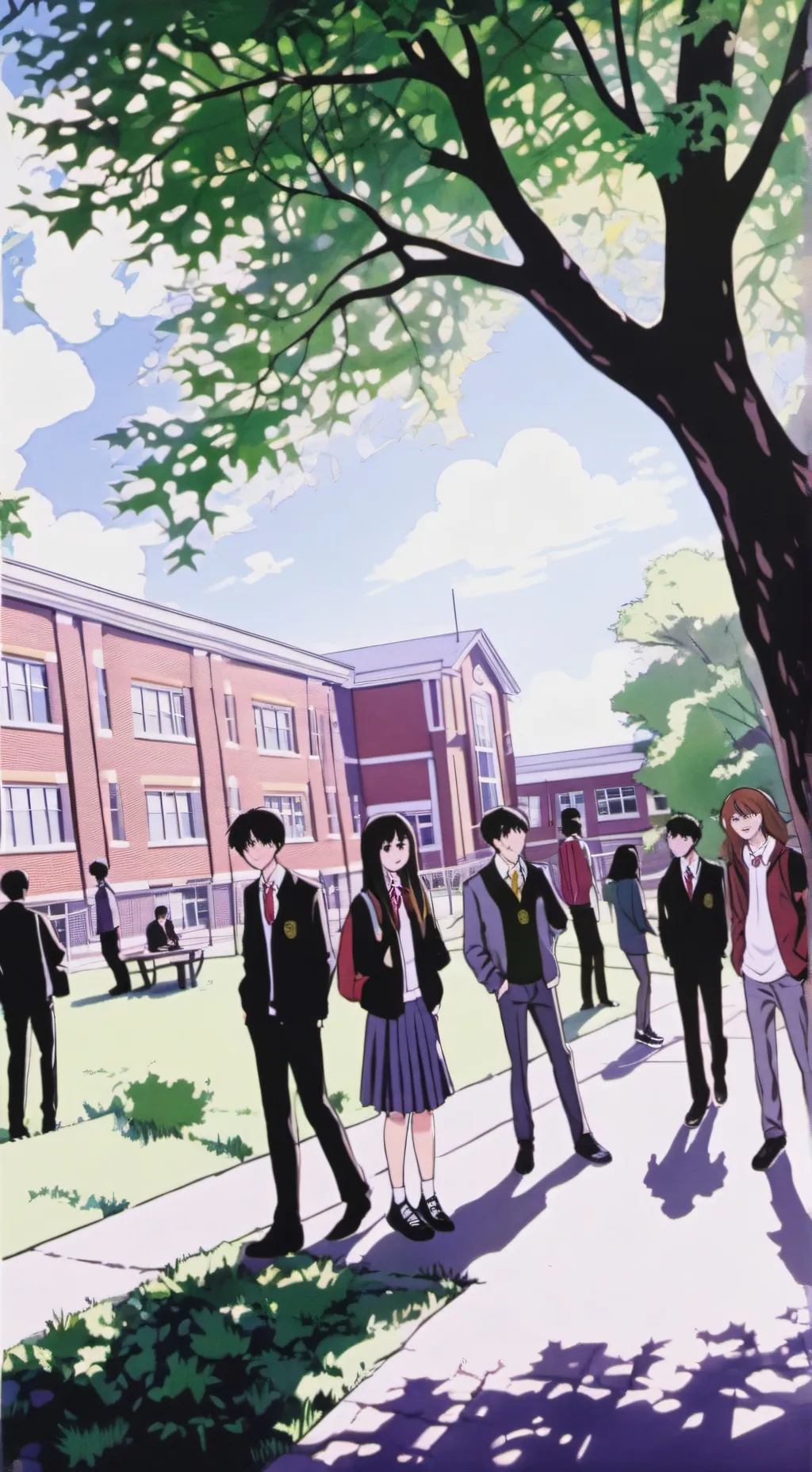 ai character: Alumno Nuevo MHA background