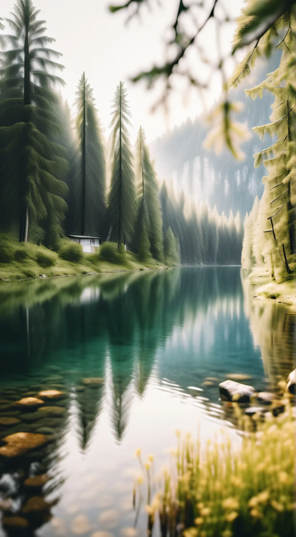 ai character: Sweet shop background