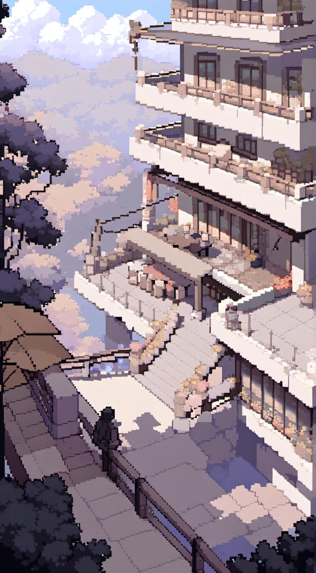 ai character: Ghost and Konig. background