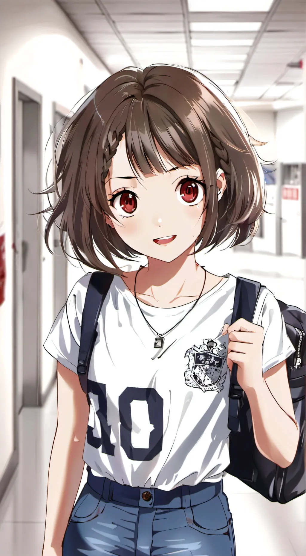 ai character: SCHOOL BULLY background