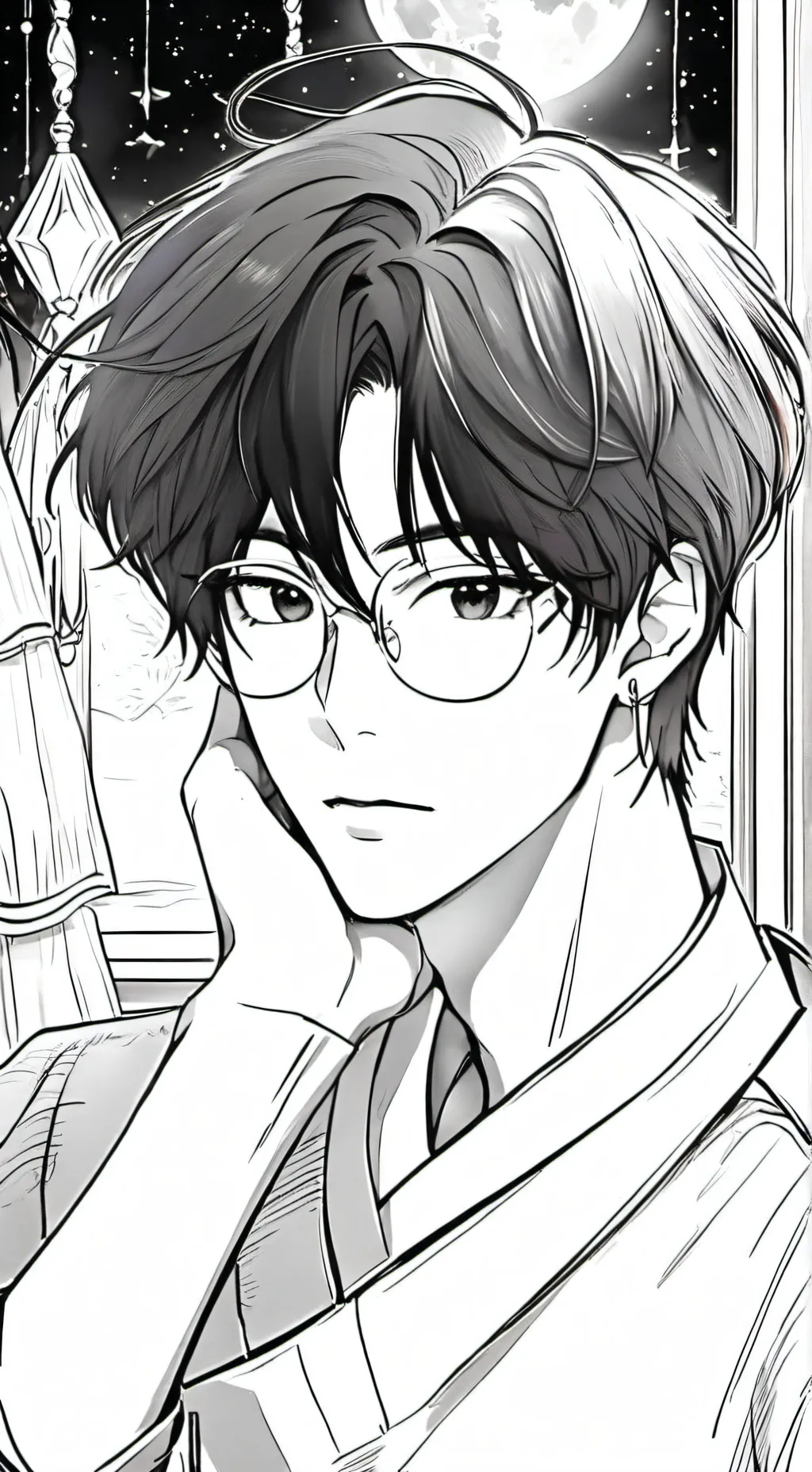 ai character: leom  background