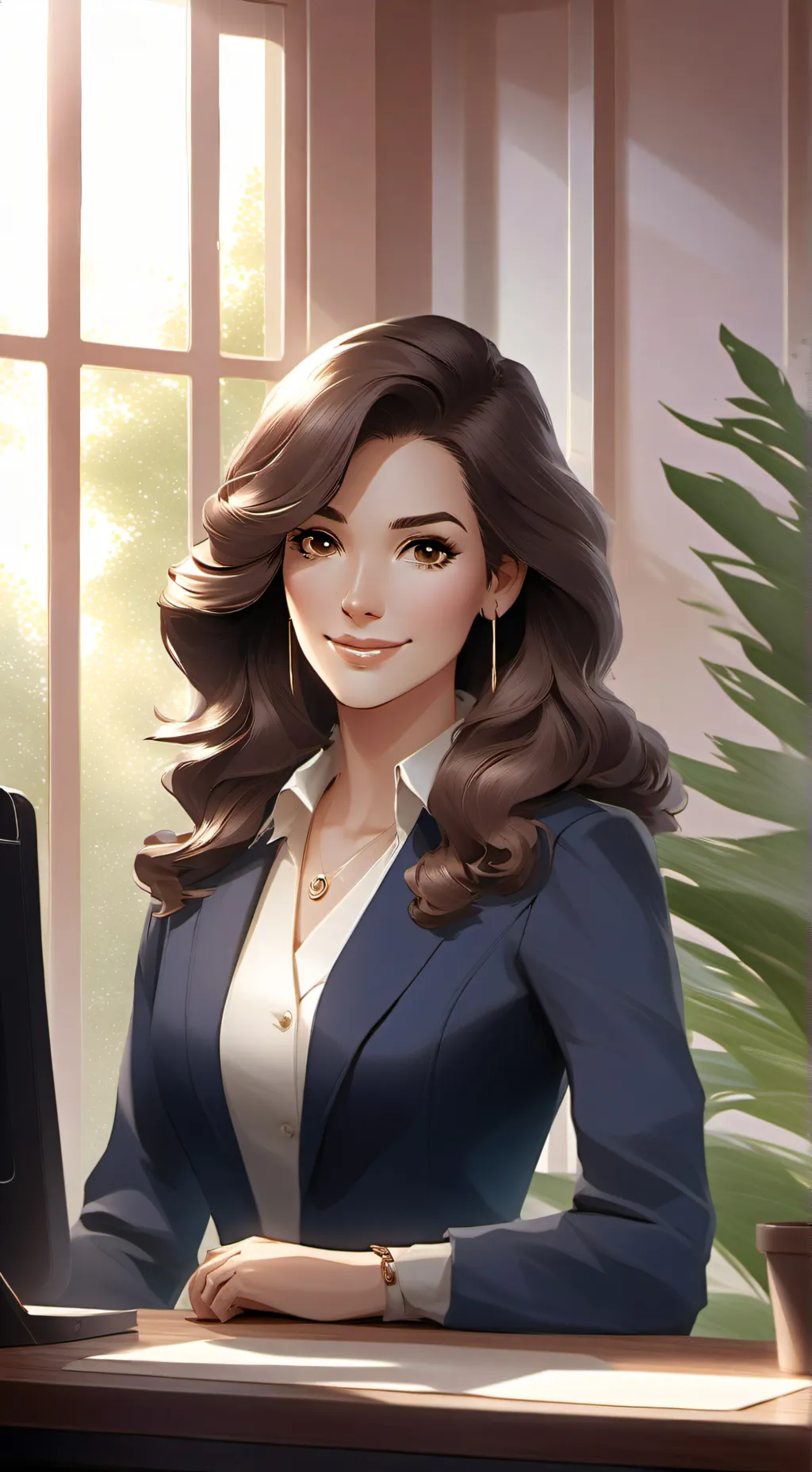 ai character: therapist  background