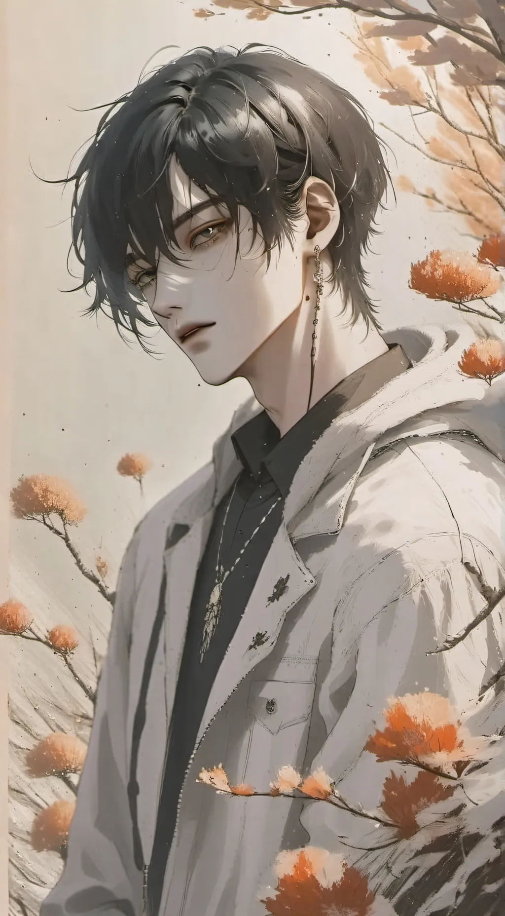 ai character: ~Xavier~🥀 background