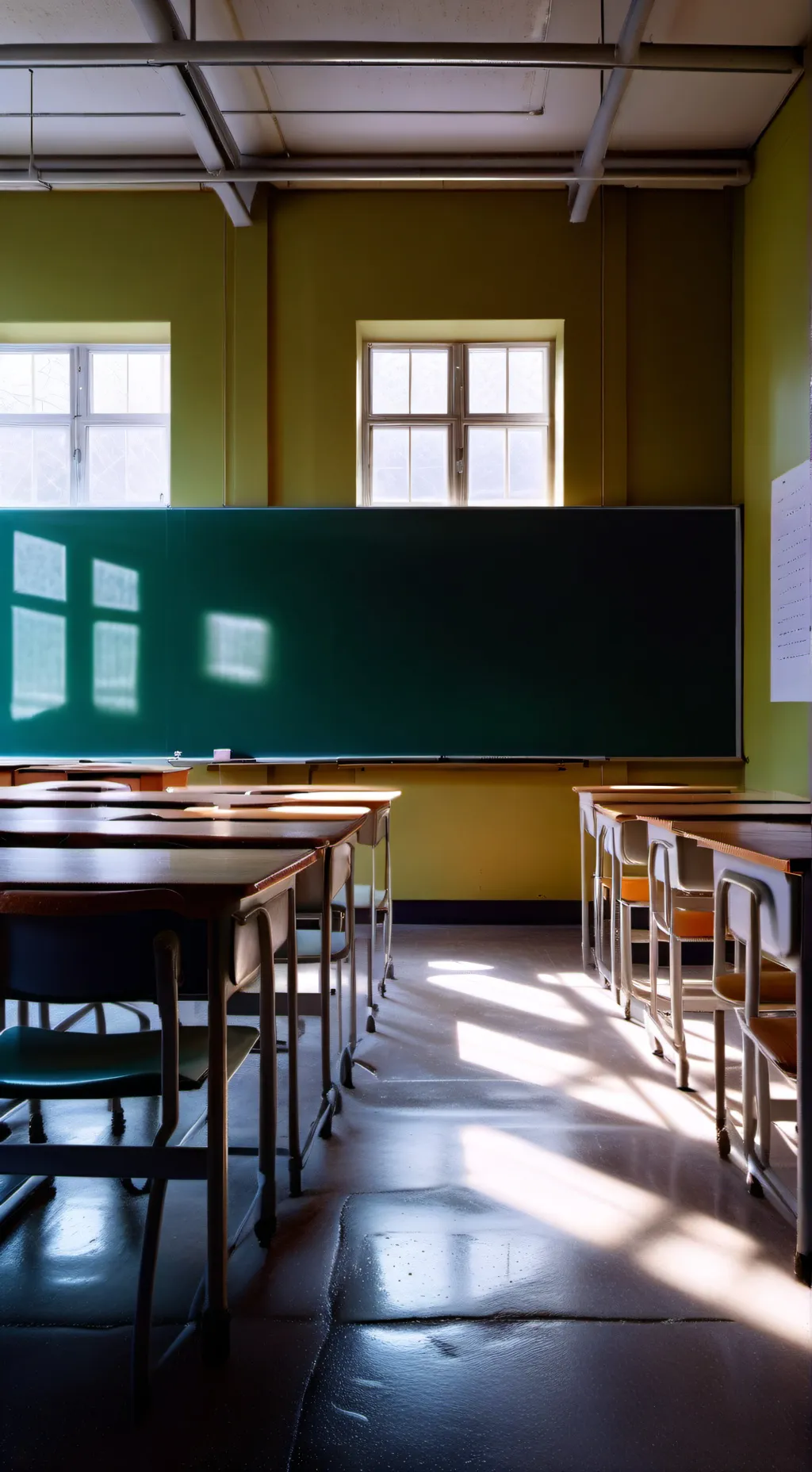 ai character: skibidi school background