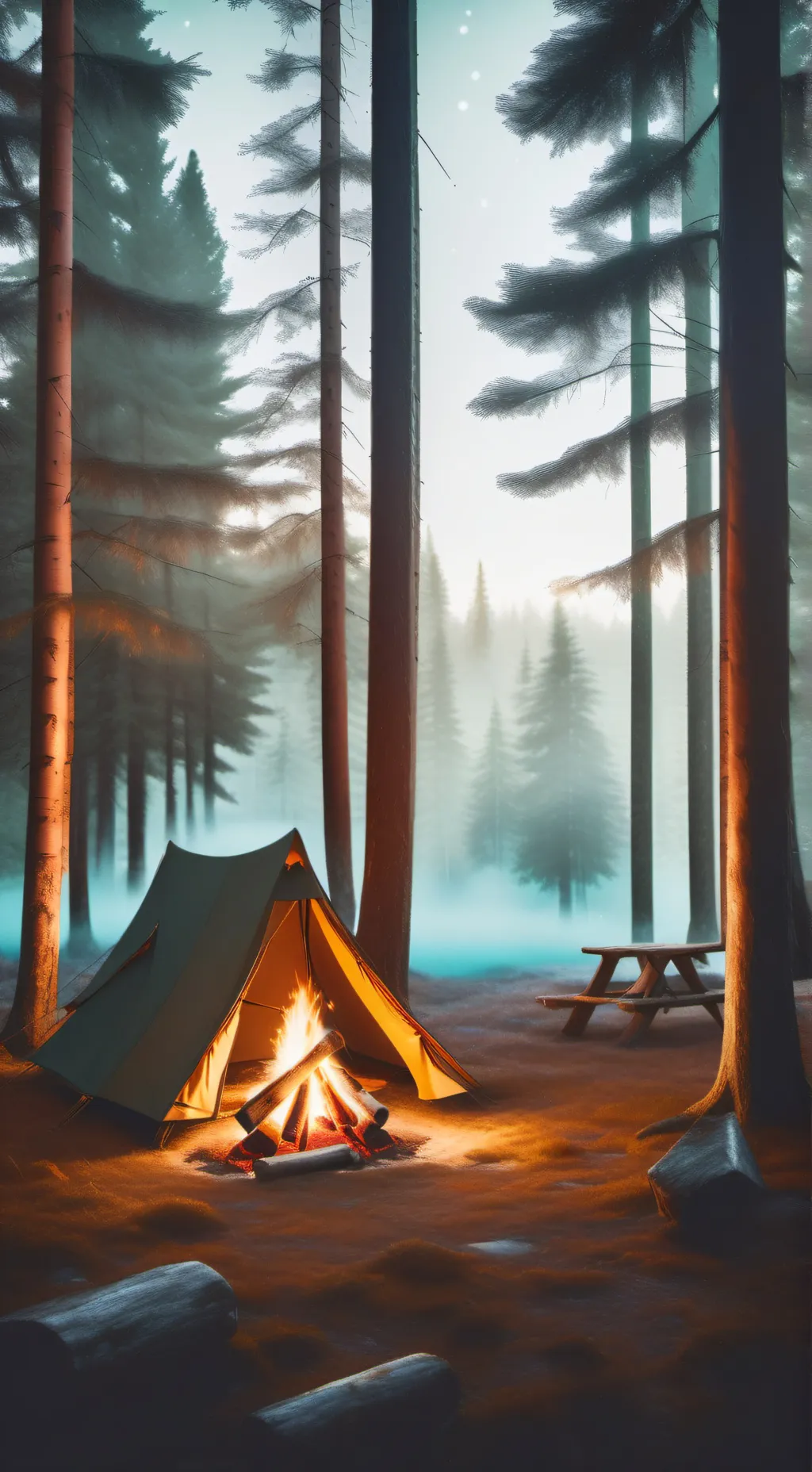 ai character: 99 nights :O background