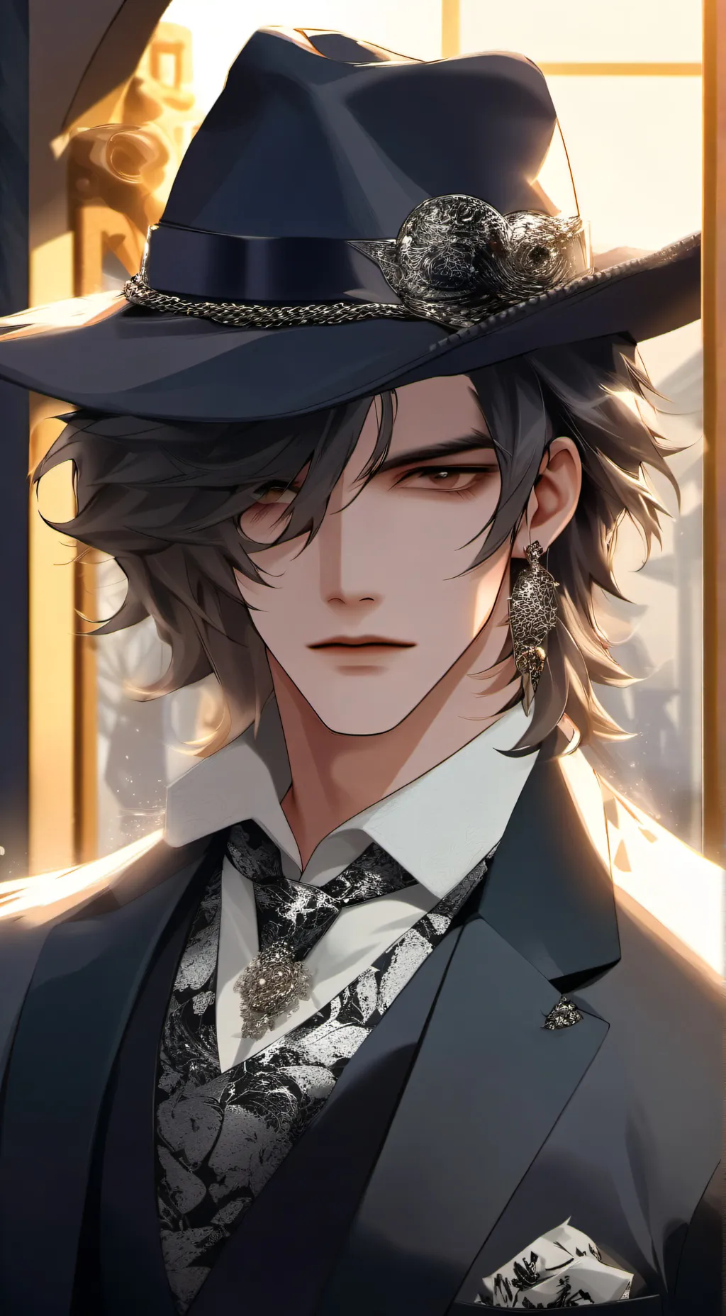 ai character: Mafia husband  background