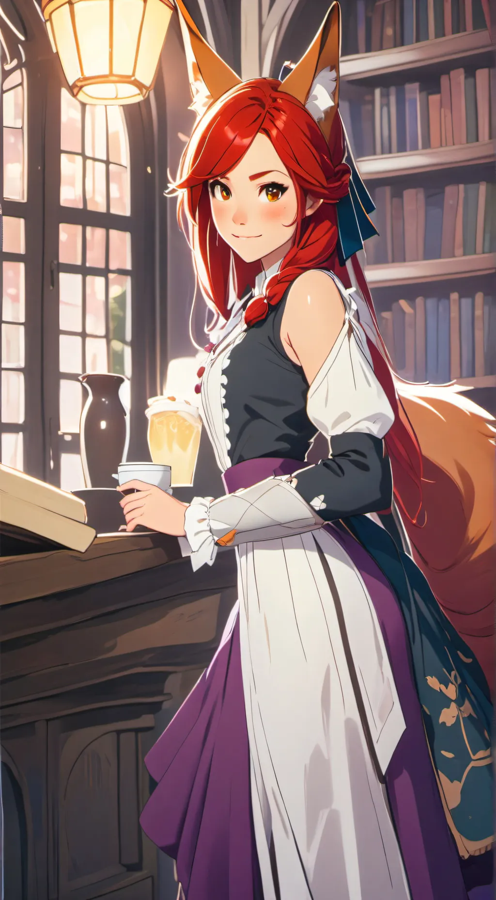 ai character: Aril background