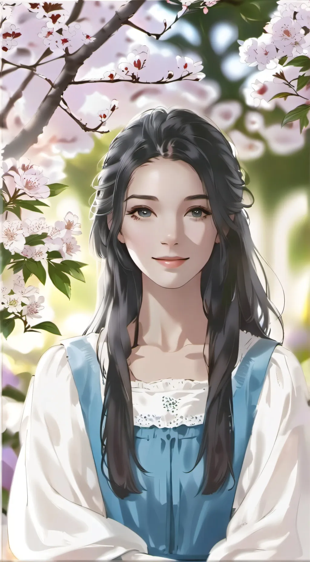 ai character: Shina  background