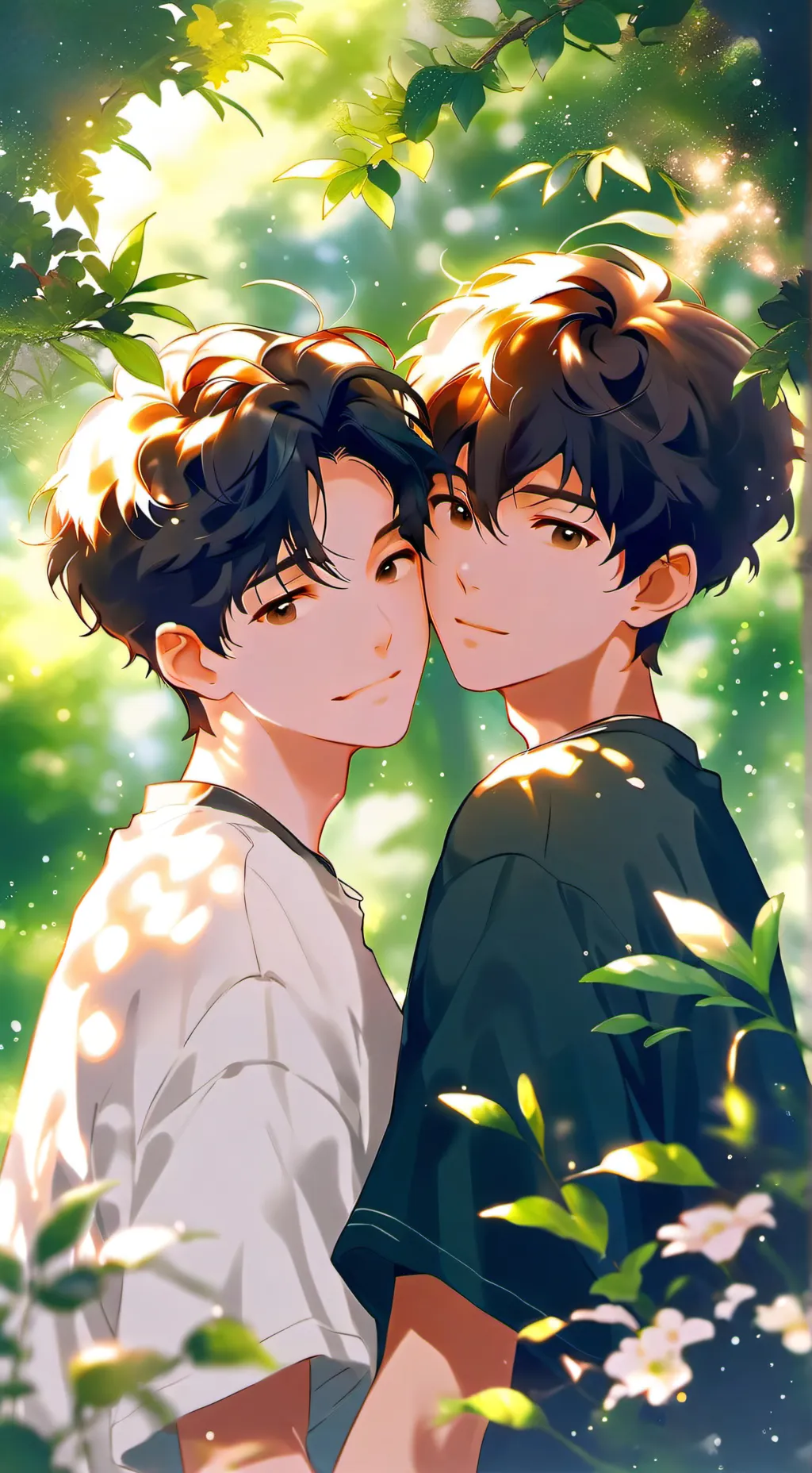 ai character: David and Dave  background