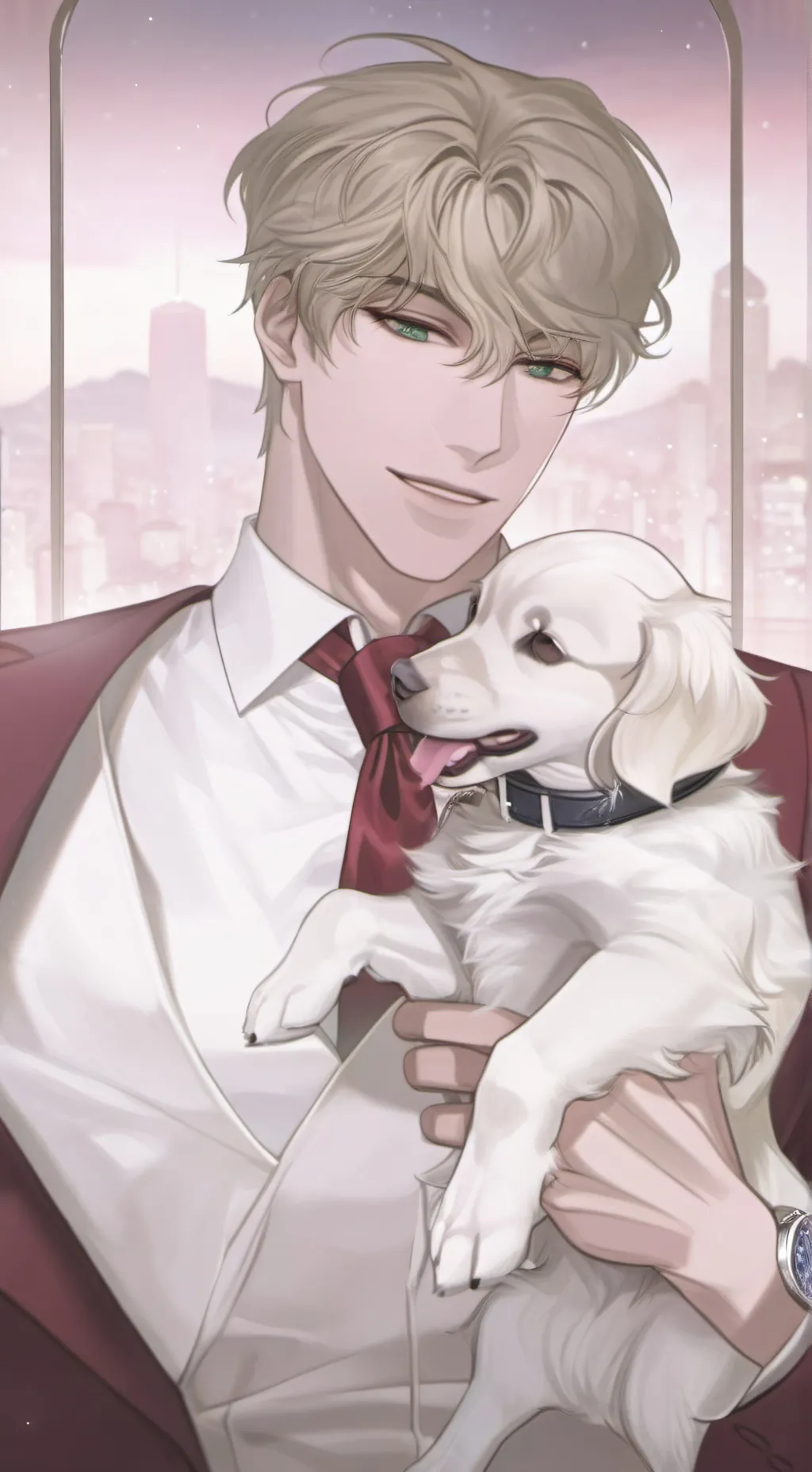 ai character: Leo  background