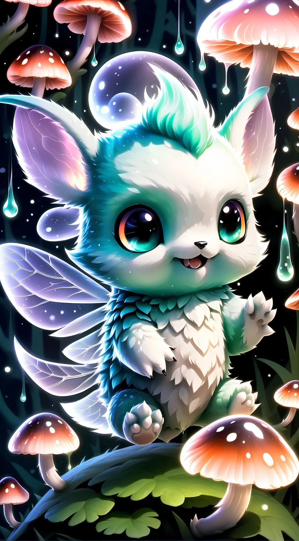 ai character: jevin×black background