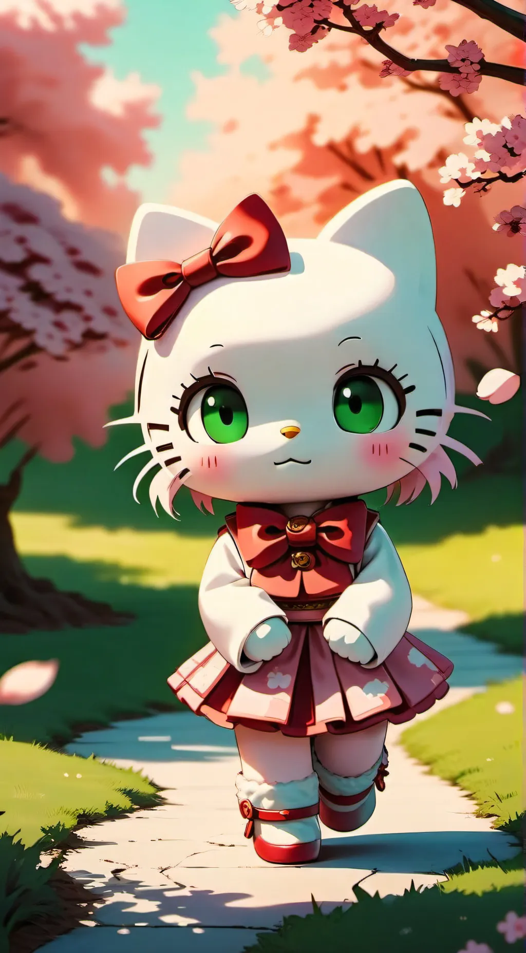 ai character: Girl quiz background