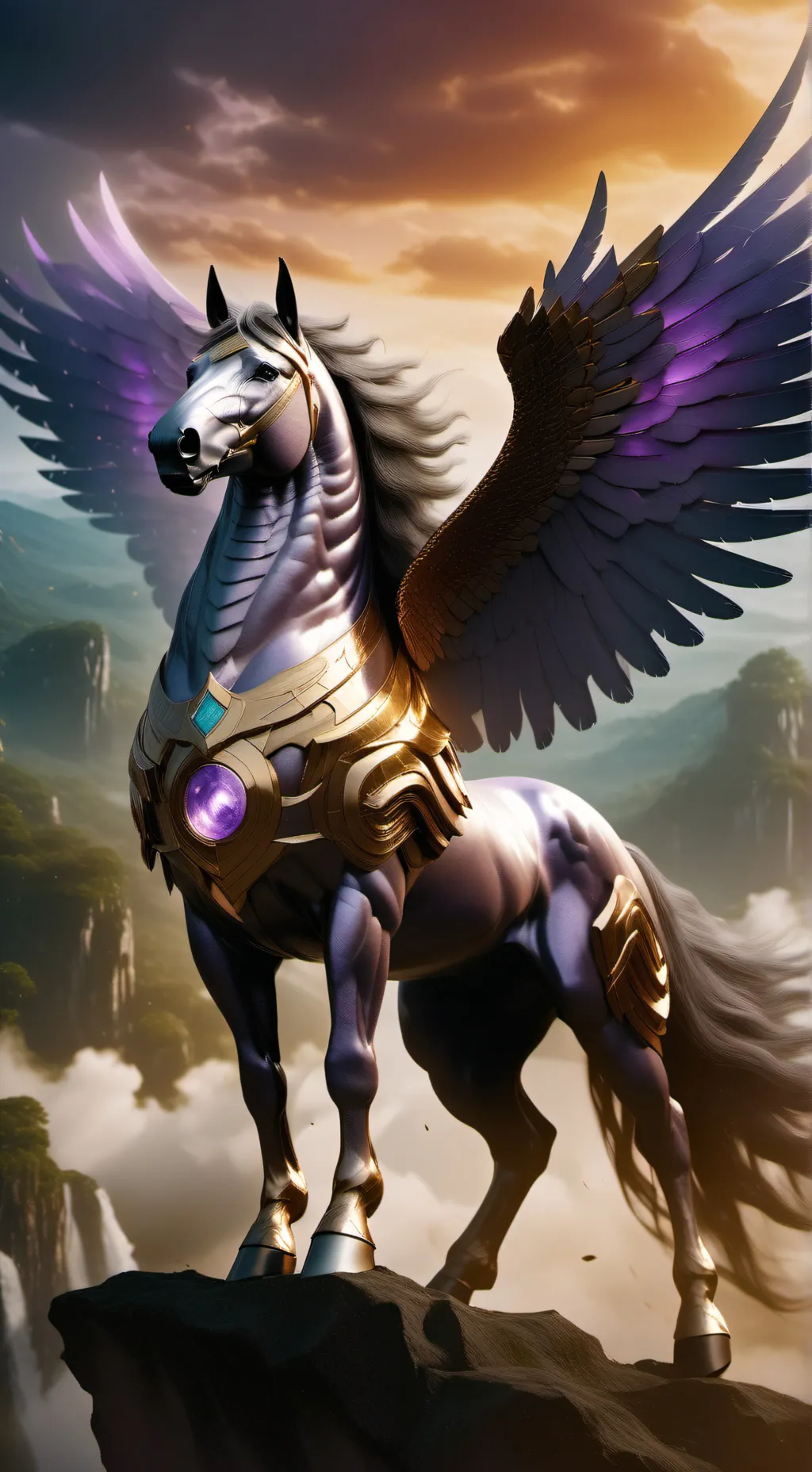 ai character: Violet  background