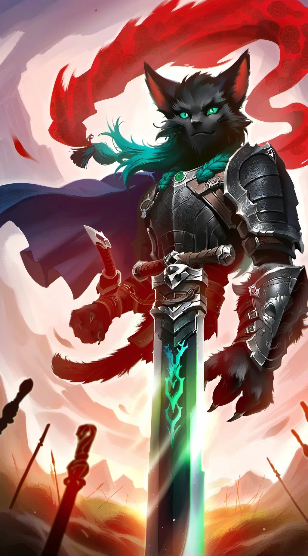 ai character: the cat warrior background