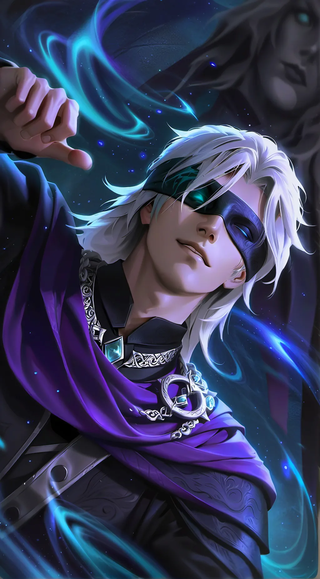 ai character: Gojo Satoru background