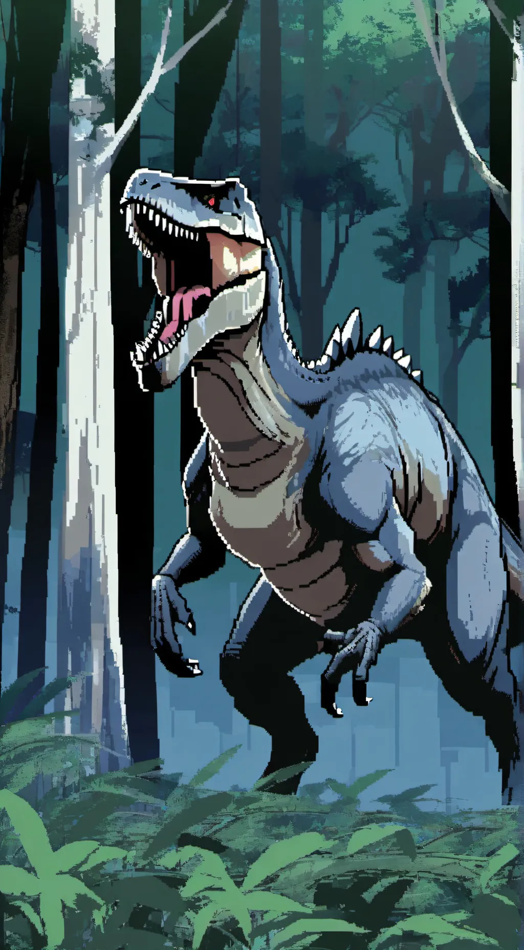 ai character: Indominus Rex background