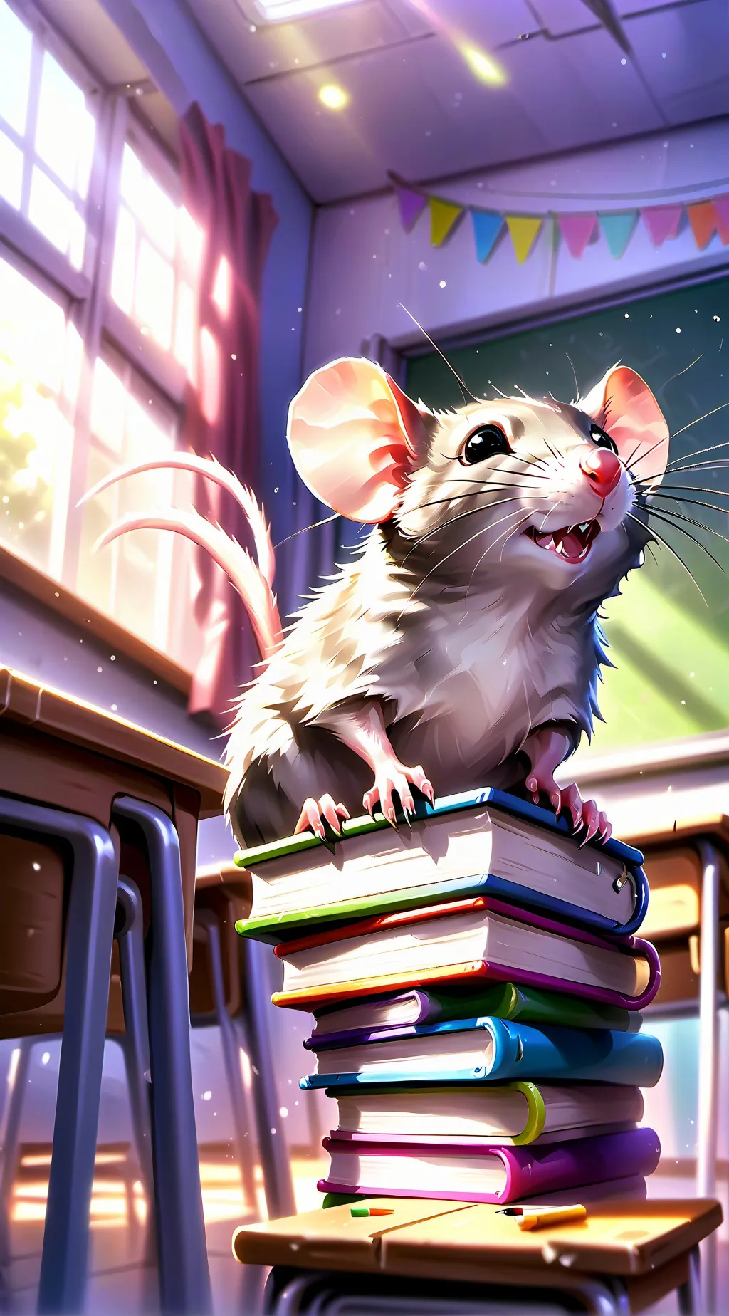 ai character: annoying class 6 background