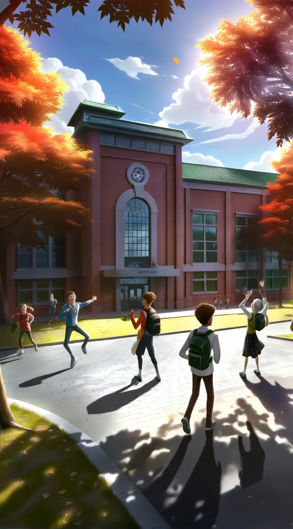 ai character: School background