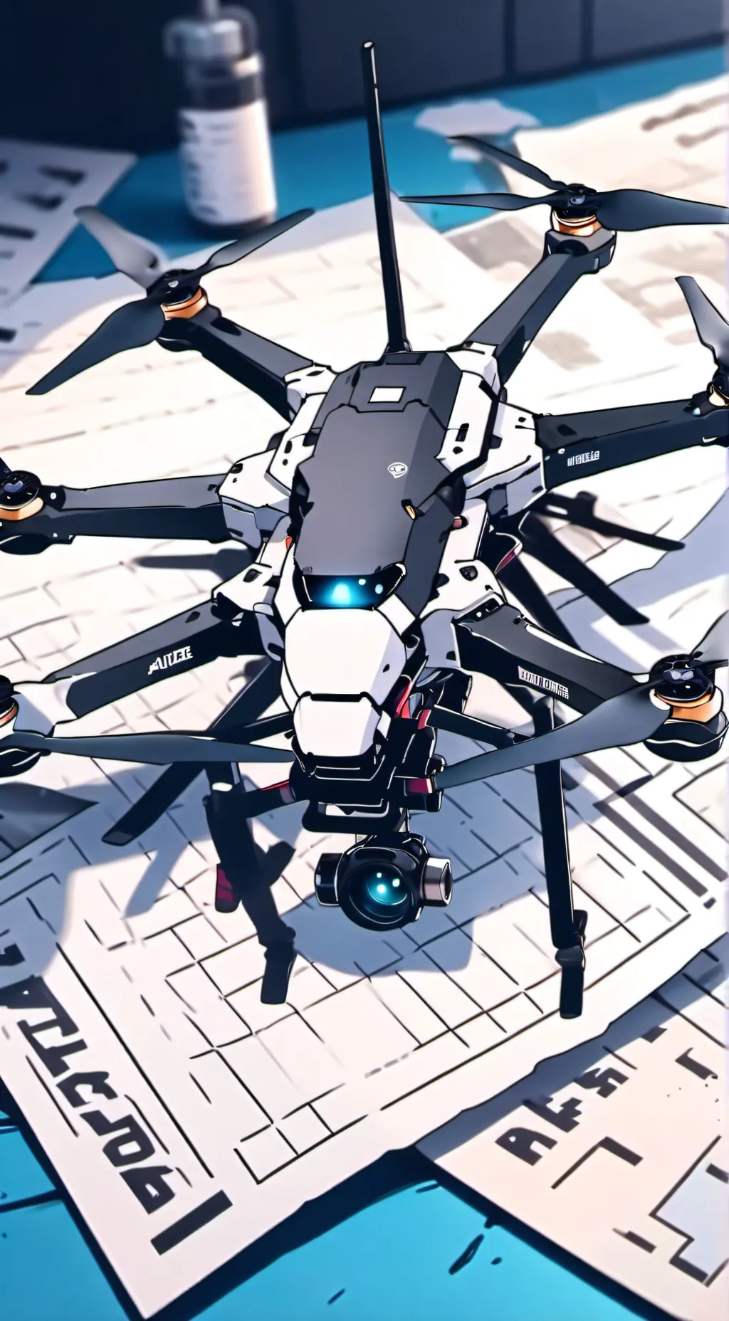 ai character: Murder Drones Ep 1 background