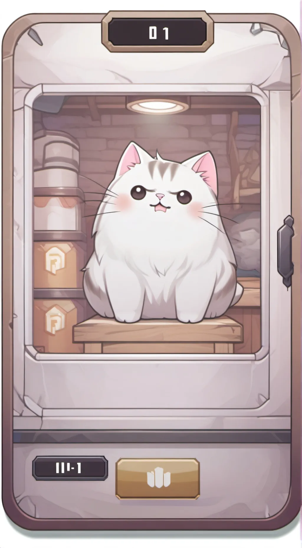 ai character: clock background