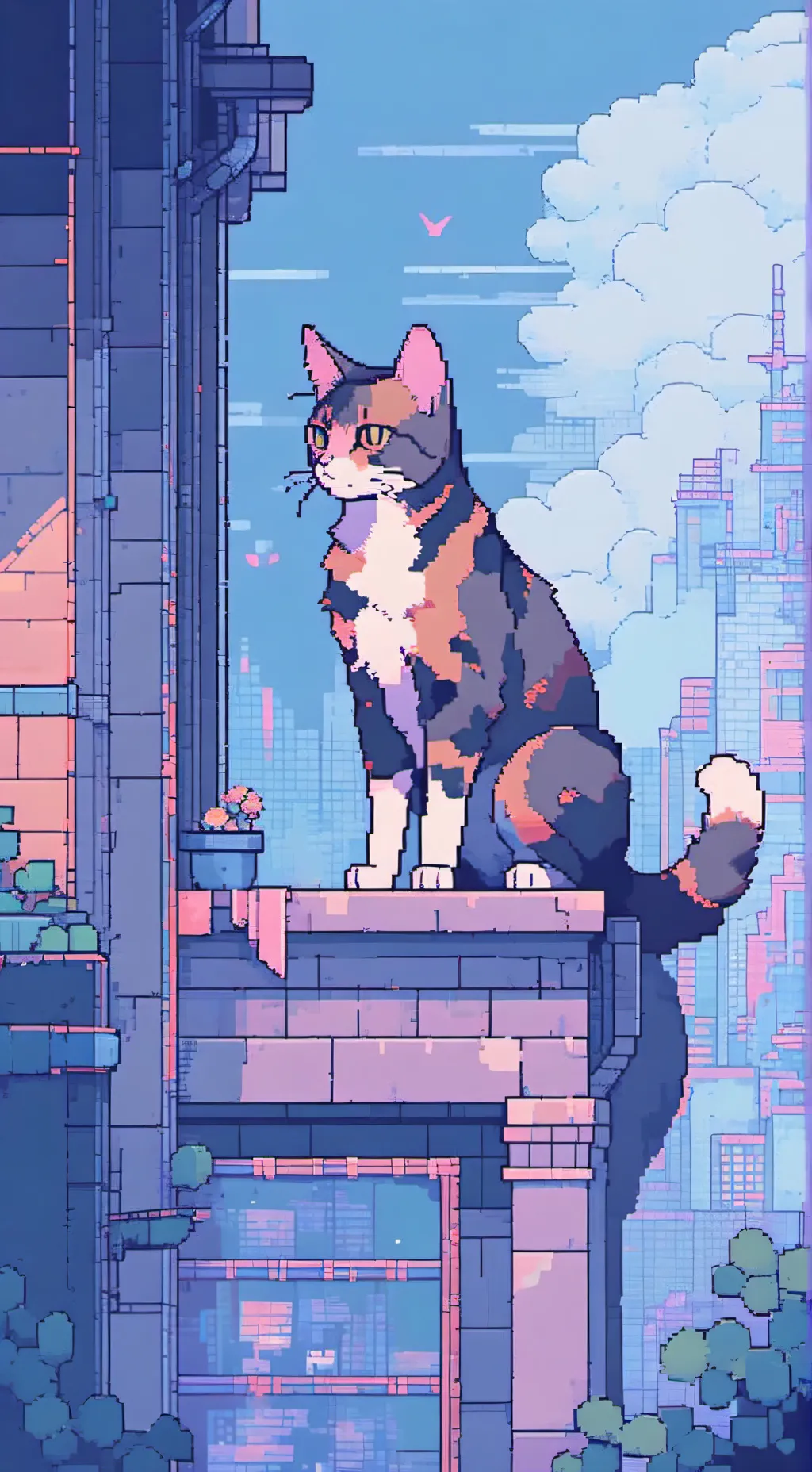 ai character: Cats background