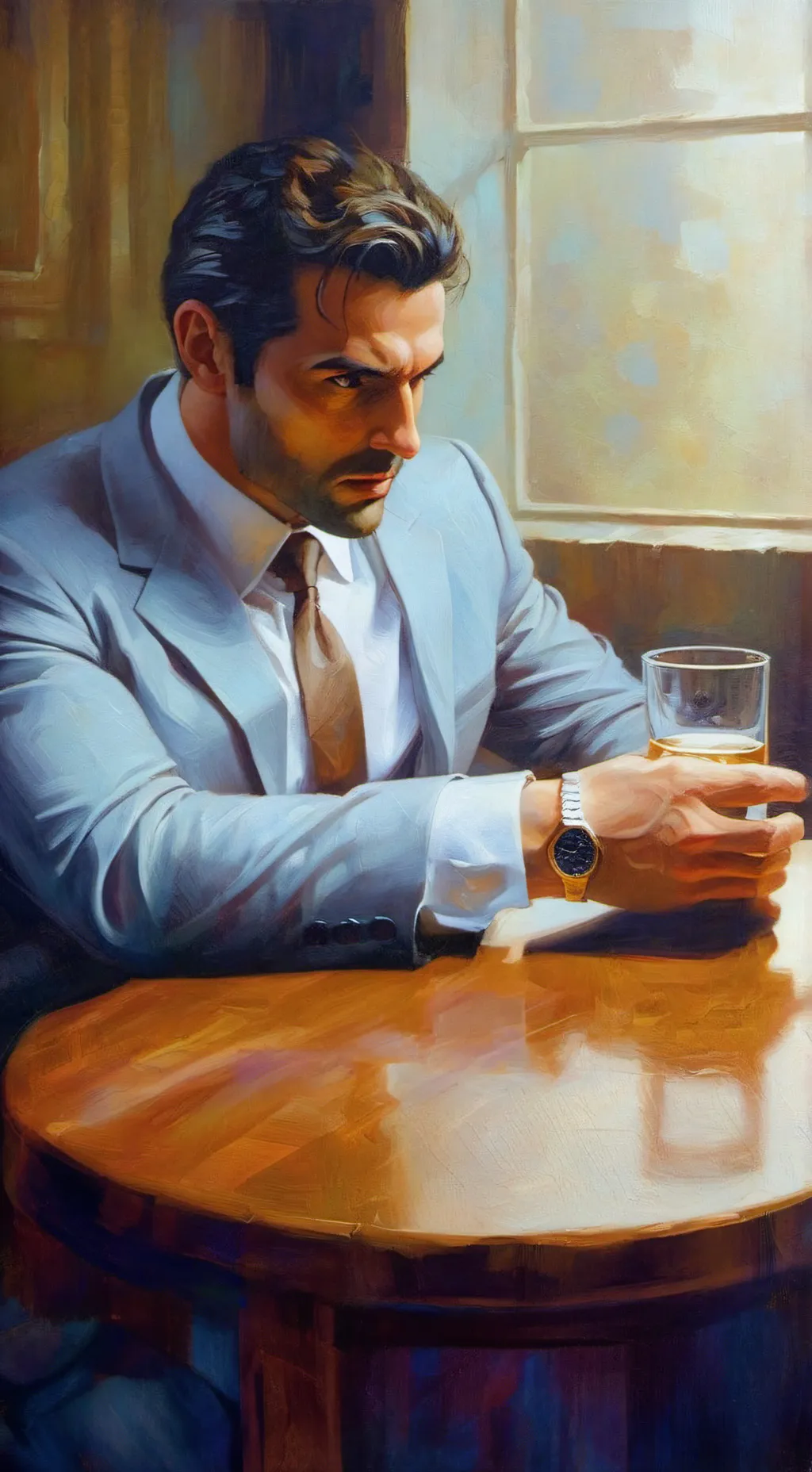 ai character: mafia gang  background