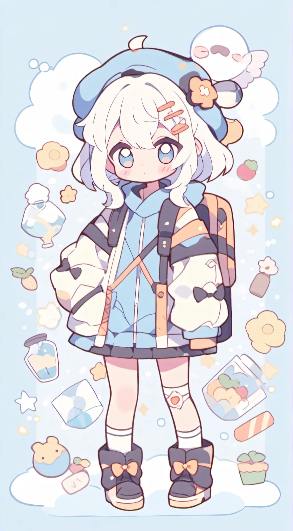 ai character: Fight! background