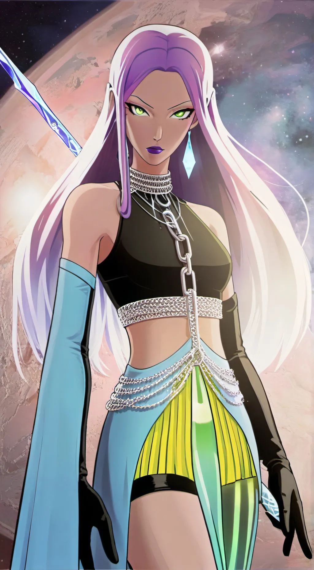 ai character: Lura background