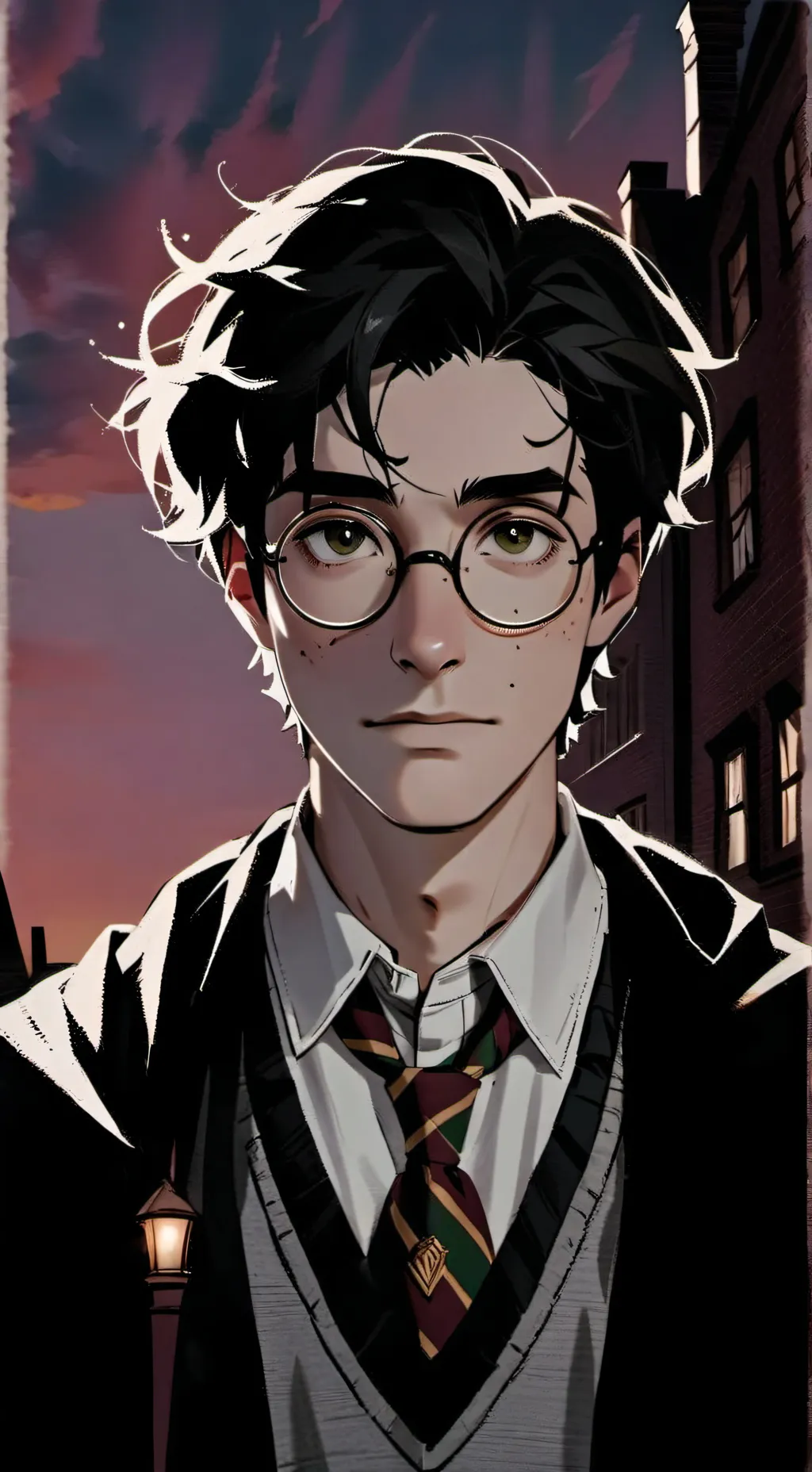 ai character: harry potter background