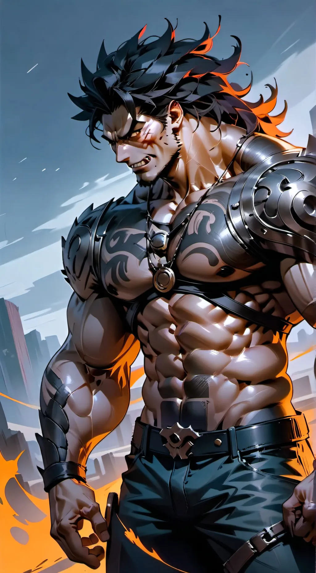 ai character: The Silent Reaper background