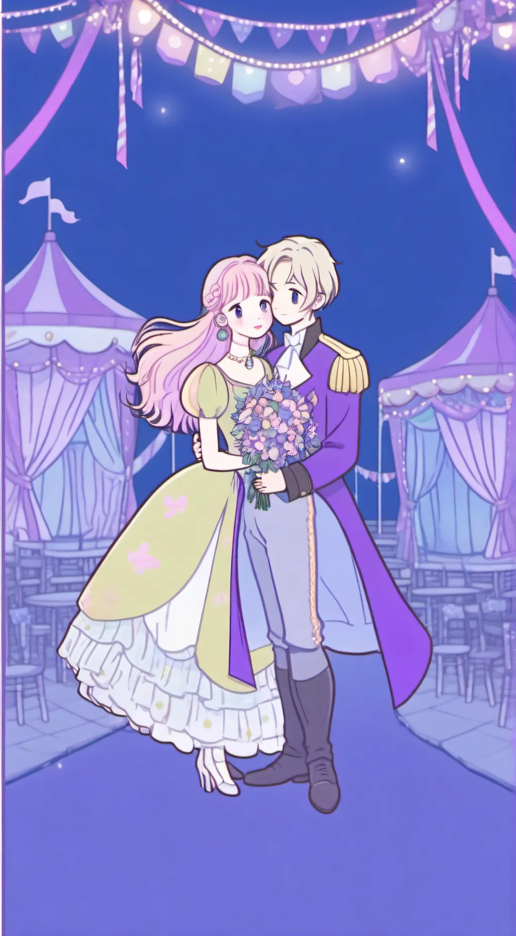 ai character: EvilPom x eviljax background