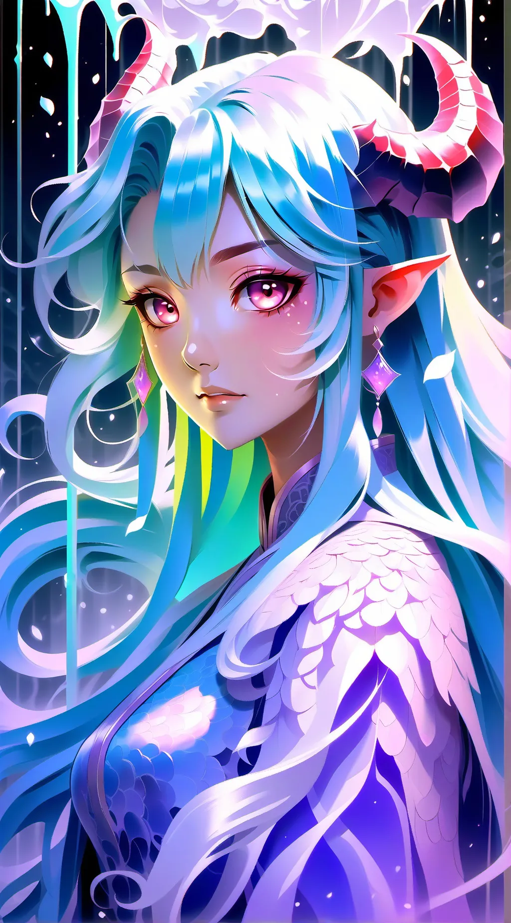 ai character: Luna background