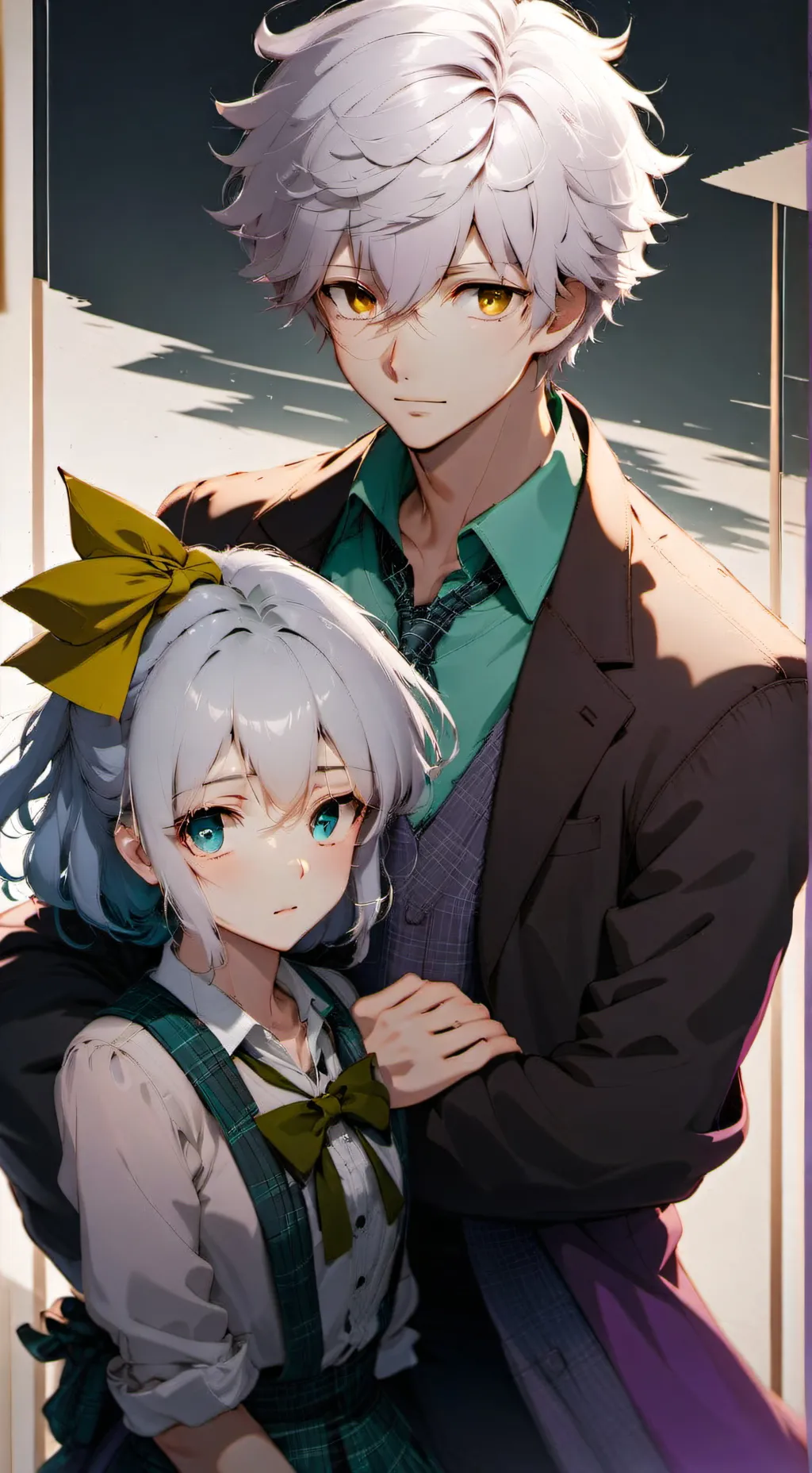 ai character: CARLOS & LUNA background