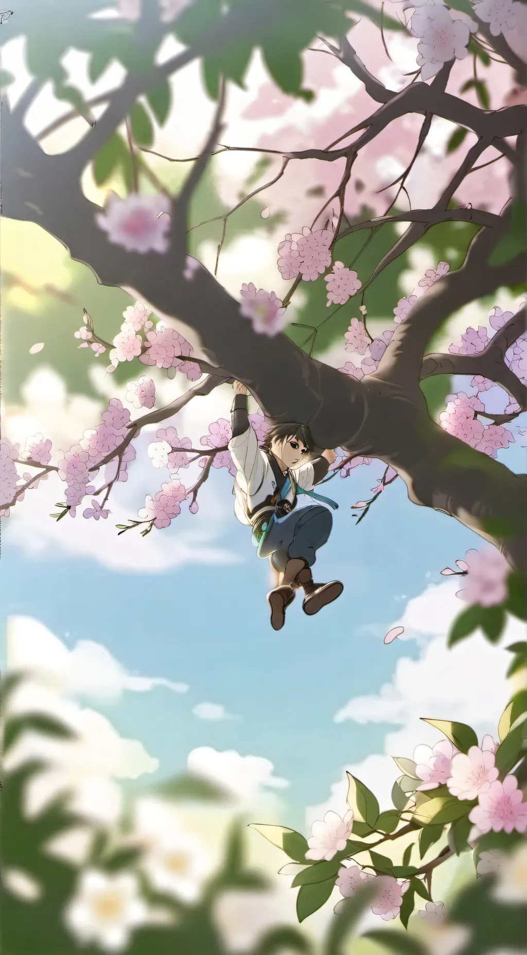 ai character: classroom background