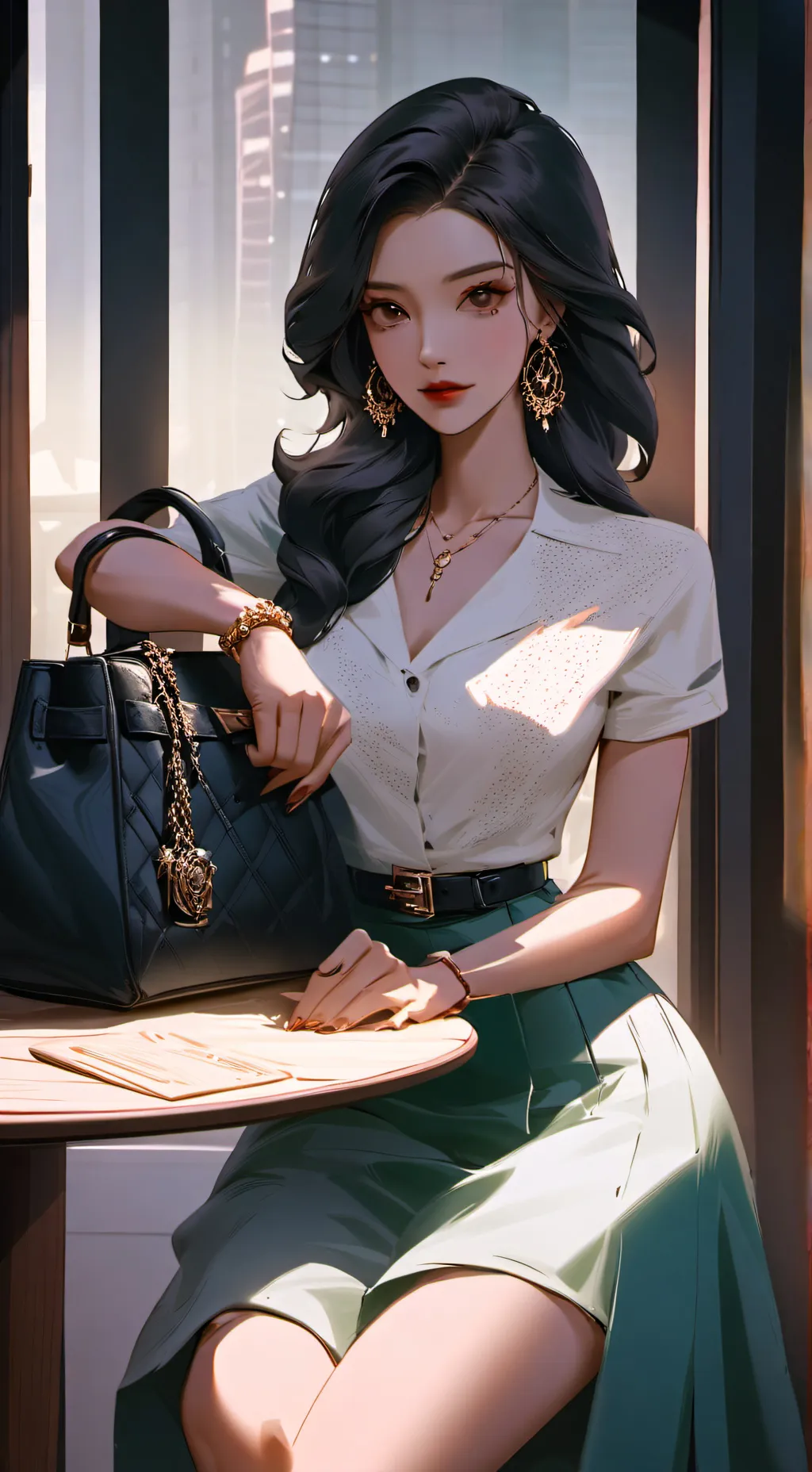 ai character: Gabriela  background