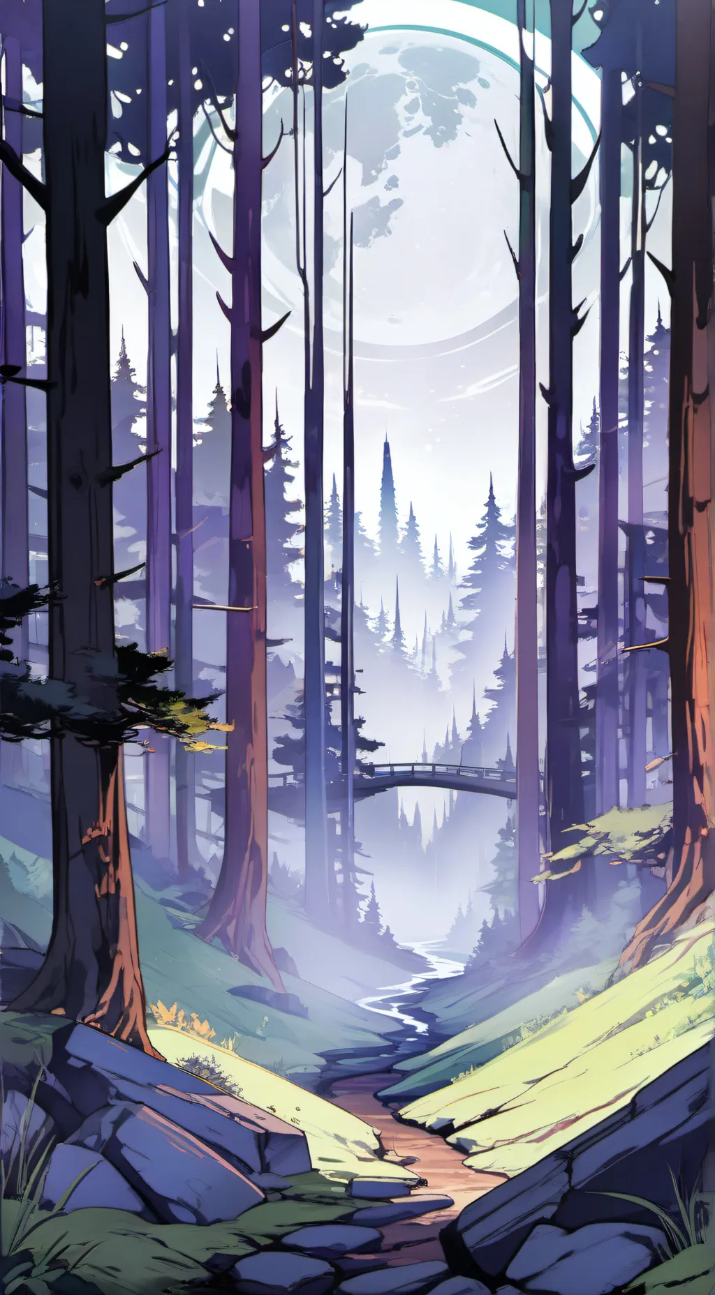 ai character: TDI x TDI AU background