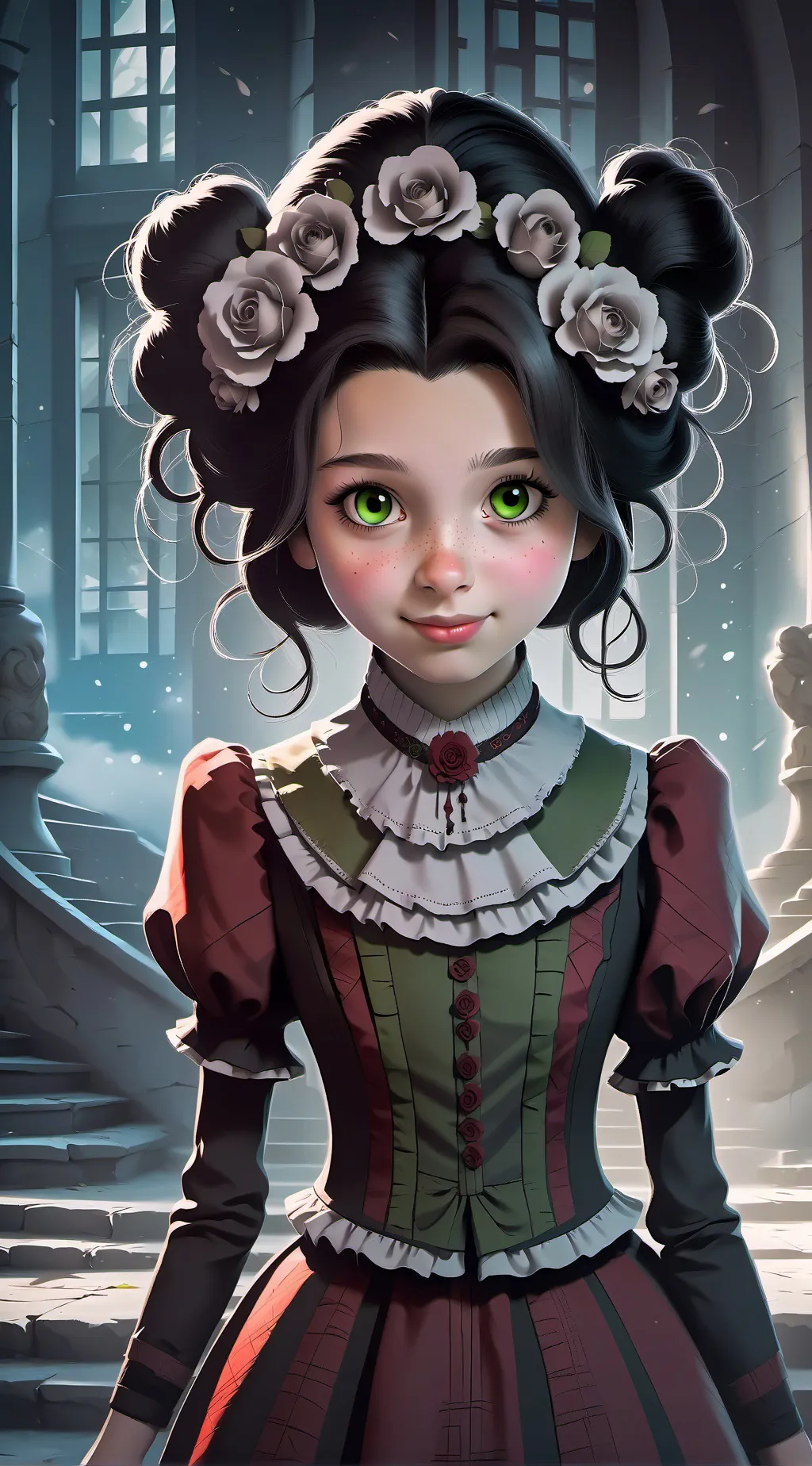 ai character: CECI  background